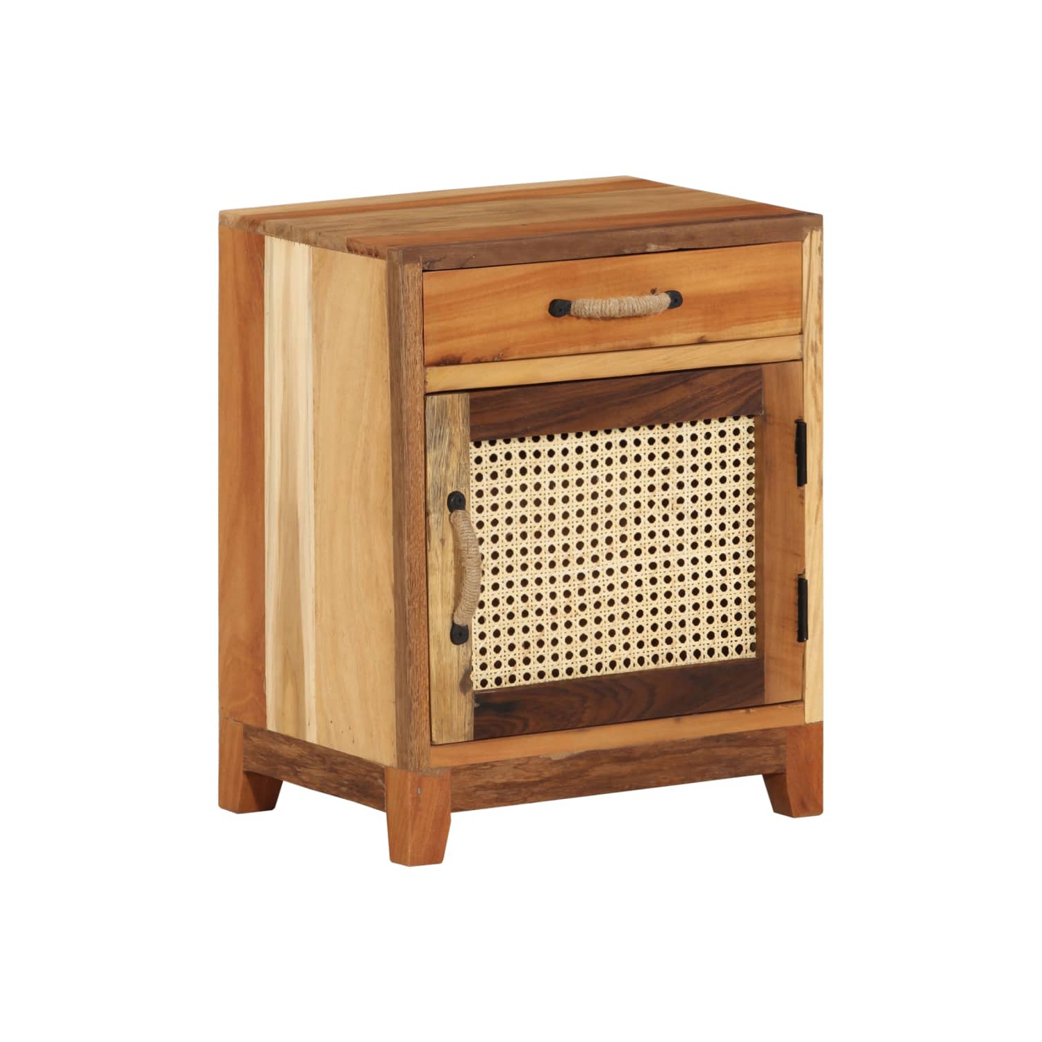 vidaXL Bedside Cabinet 40x30x50 cm Solid Reclaimed Wood