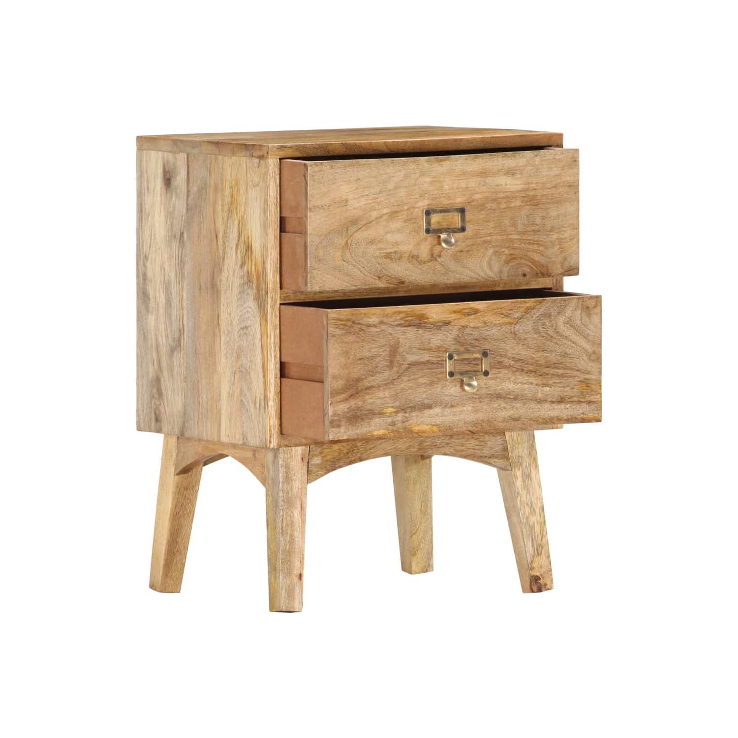 vidaXL Bedside Cabinet 40x35x55 cm Solid Mango Wood