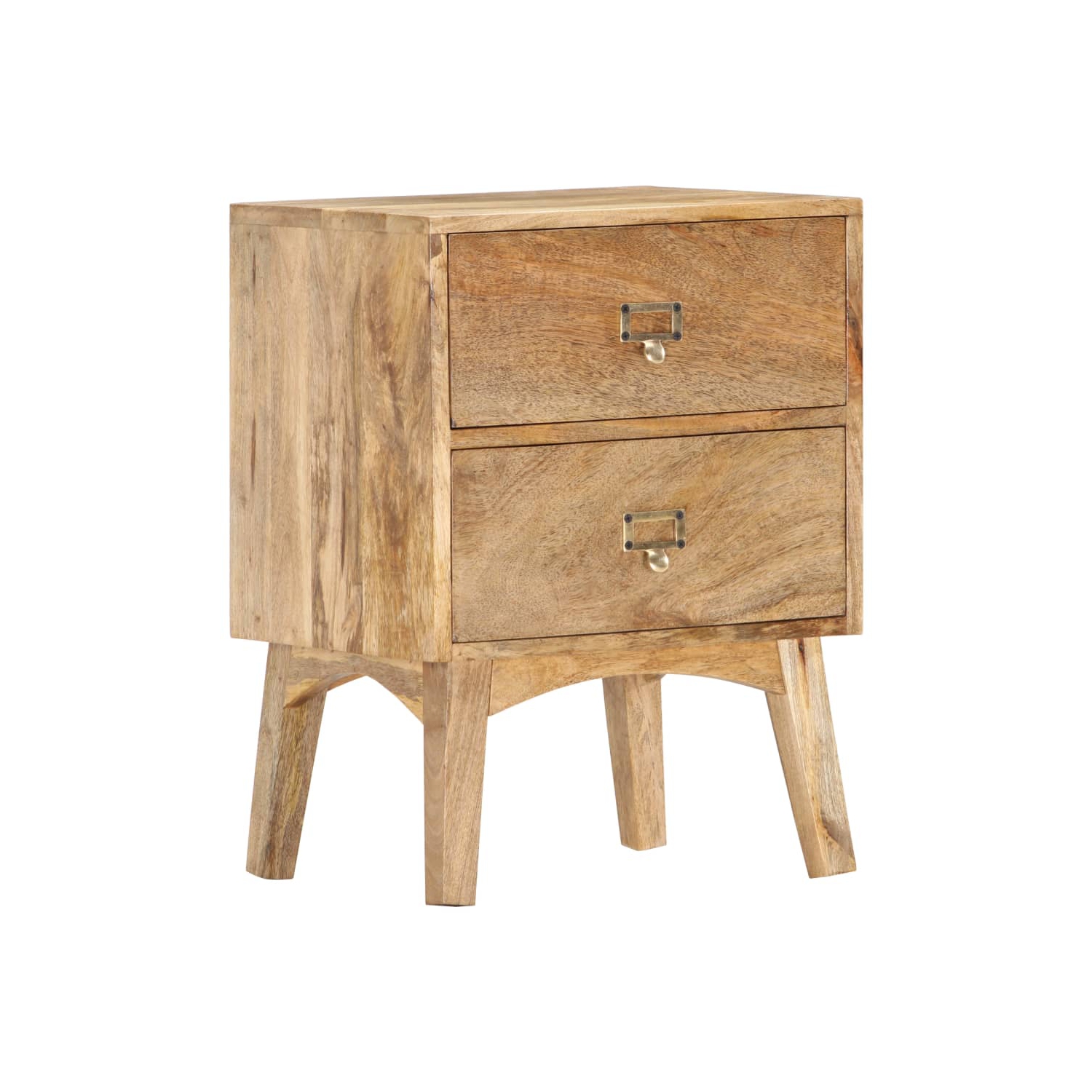 vidaXL Bedside Cabinet 40x35x55 cm Solid Mango Wood