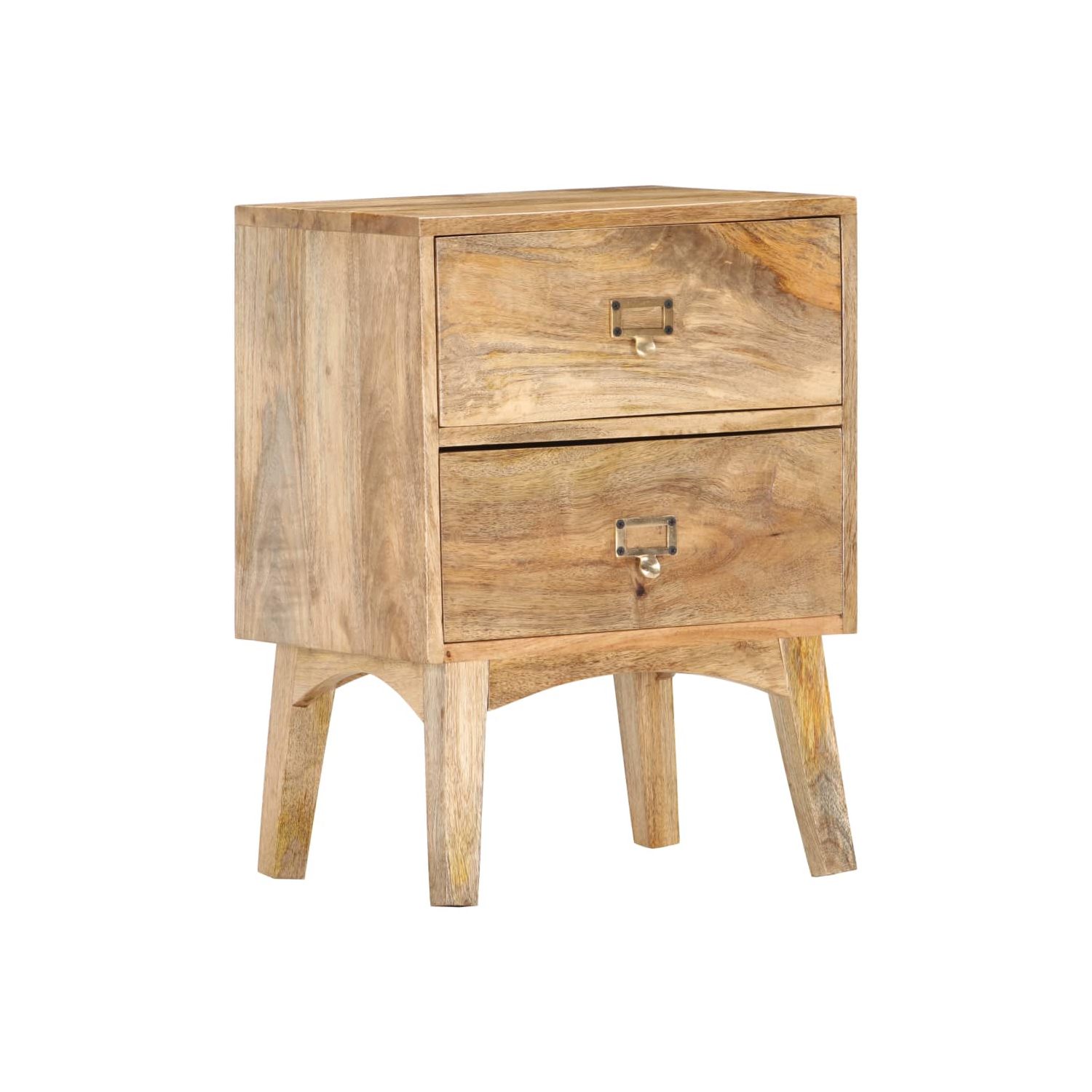 vidaXL Bedside Cabinet 40x35x55 cm Solid Mango Wood