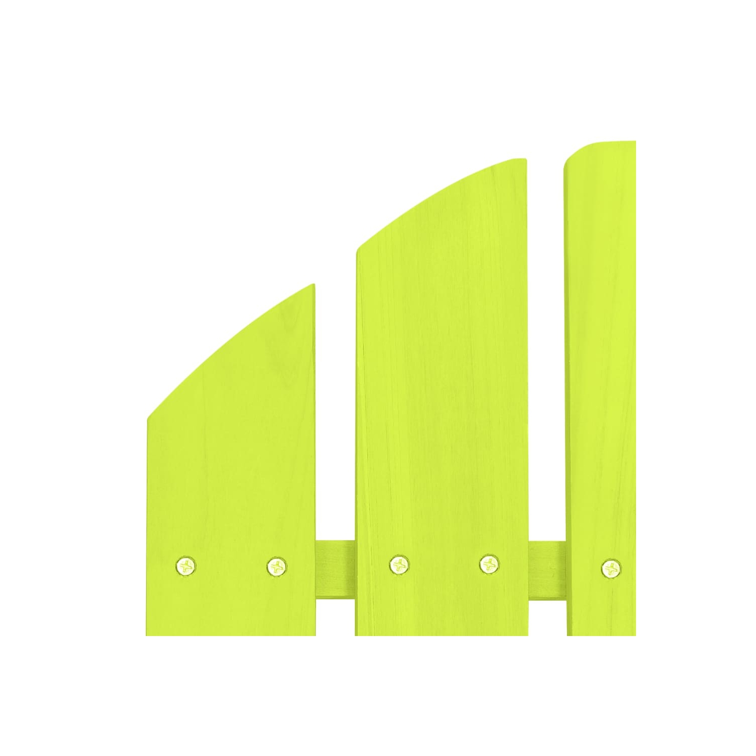 Fauteuil Adirondack Garden avec pouf en bois de sapin massif vert