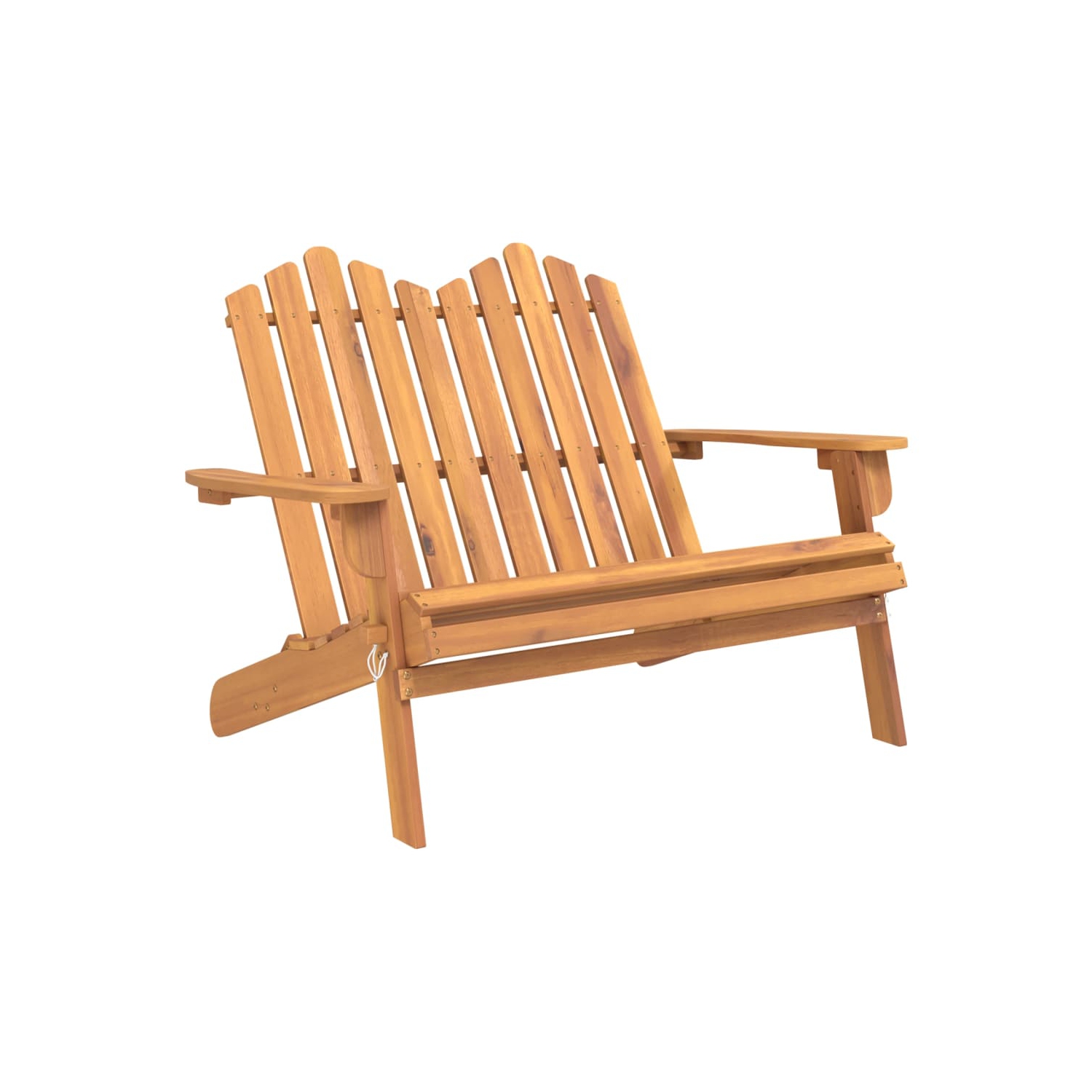 vidaXL Adirondack Garden Bench 126 cm Solid Wood Acacia