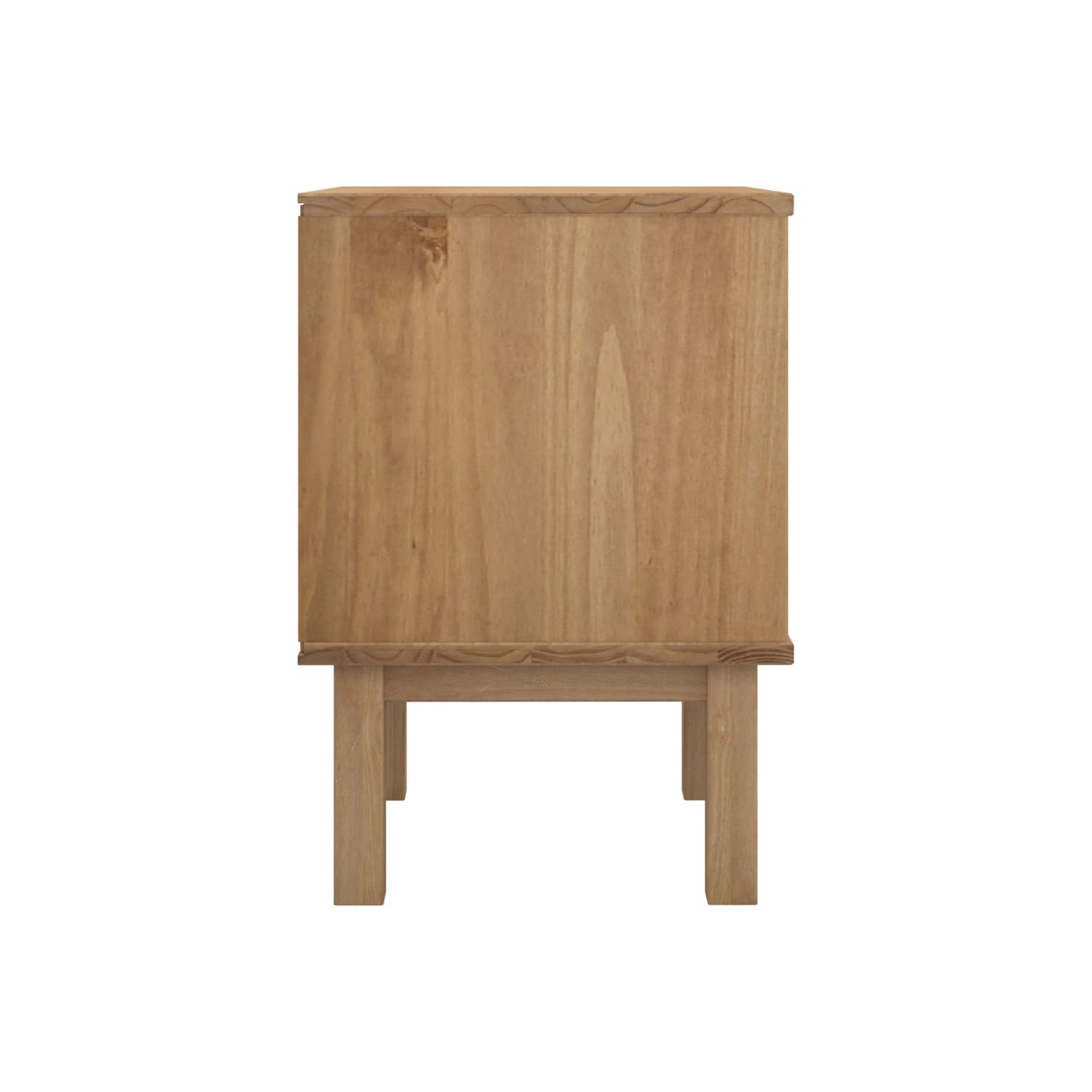 vidaXL Bedside Cabinet OTTA 45x39x57 cm Solid Wood Pine