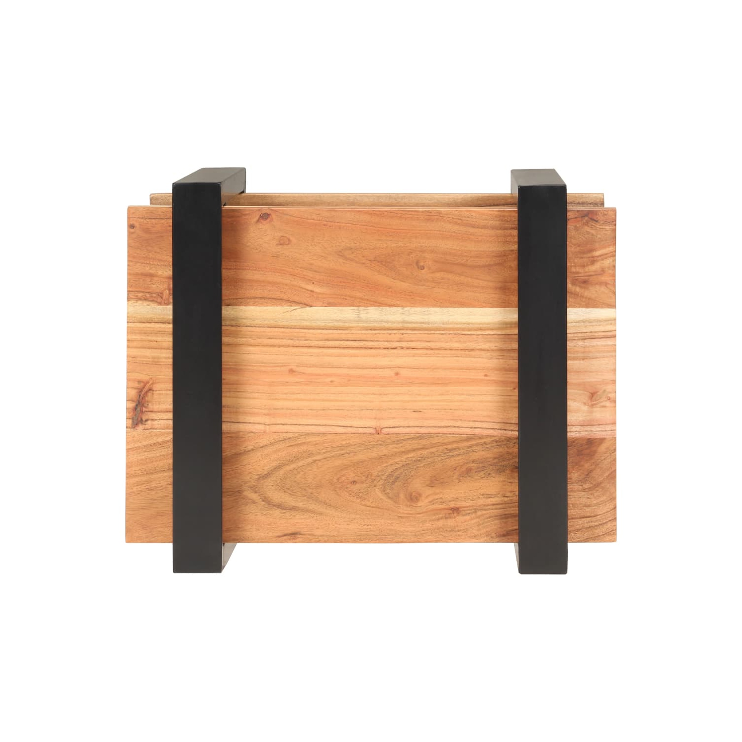 vidaXL Bedside Cabinet 50x40x40 cm Solid Acacia Wood