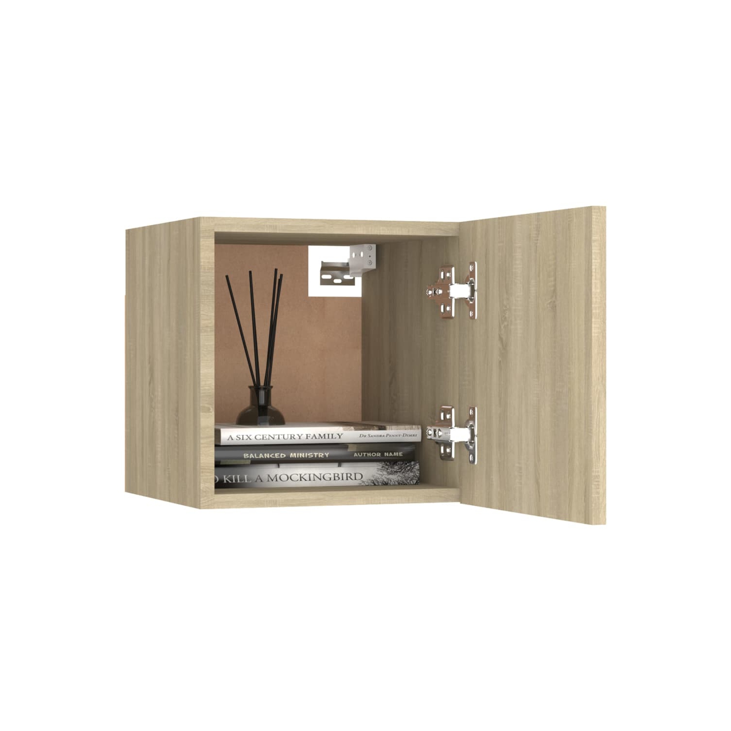 vidaXL Bedside Cabinets 2 pcs Sonoma Oak 30.5x30x30 cm Engineered Wood