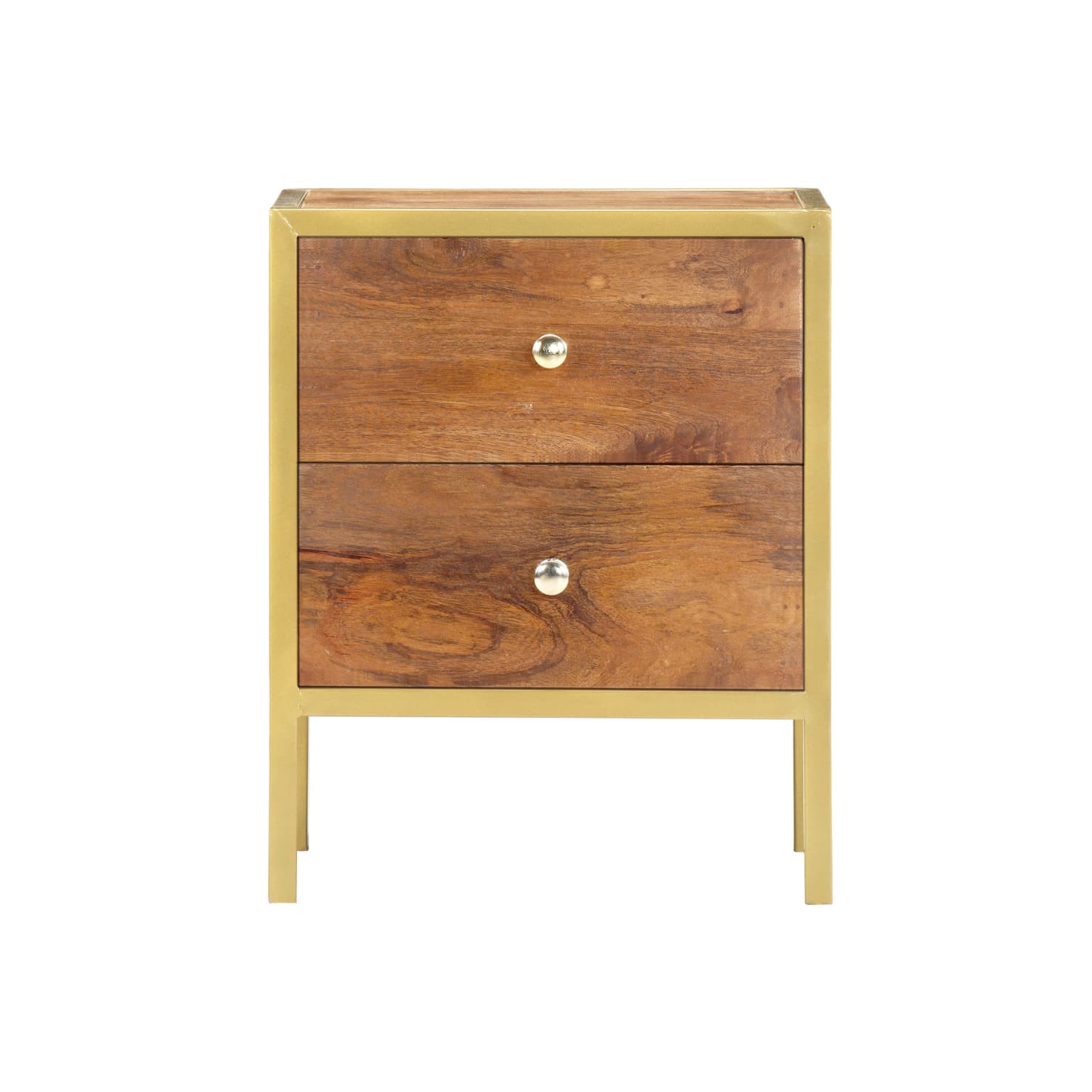 vidaXL Bedside Cabinet 40x35x50 cm Solid Mango Wood