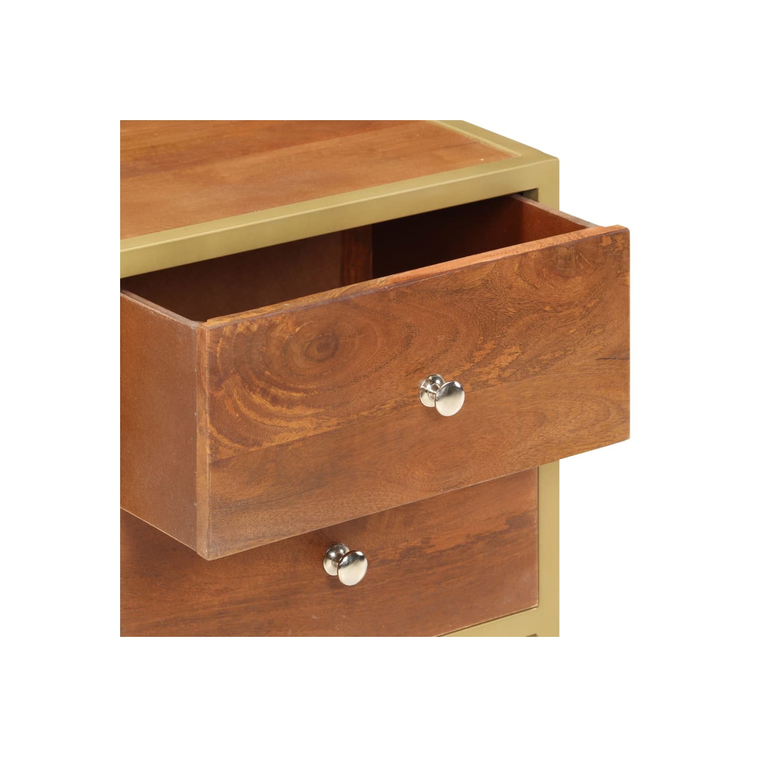 vidaXL Bedside Cabinet 40x35x50 cm Solid Mango Wood
