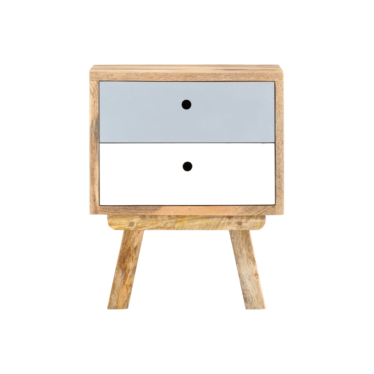 vidaXL Bedside Cabinet 40x35x50 cm Solid Mango Wood