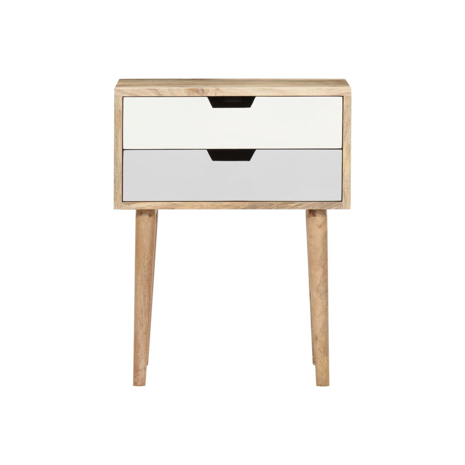 vidaXL Bedside Cabinet 47x35x59 cm Solid Mango Wood