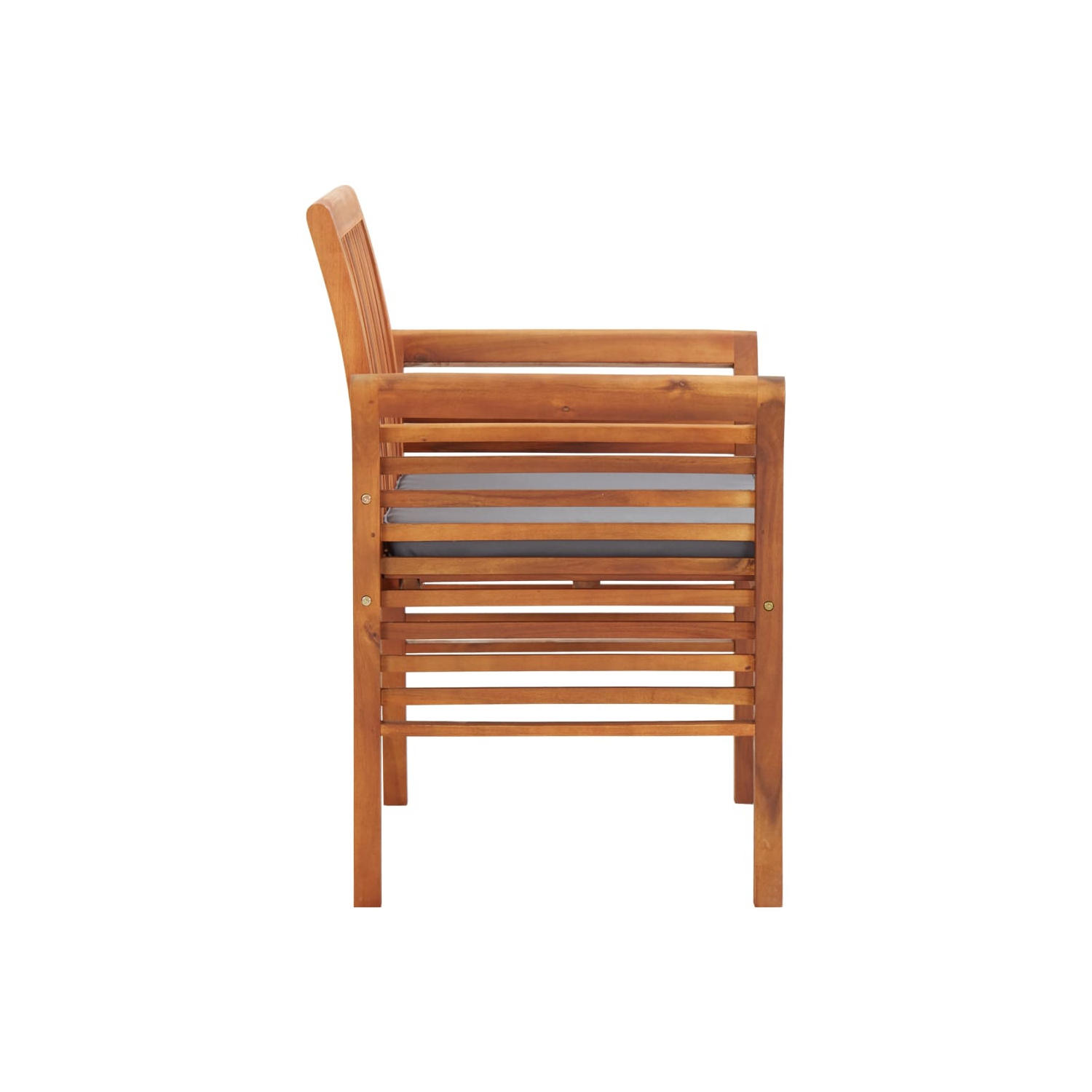 vidaXL Garden Dining Chair with Cushion Solid Acacia Wood