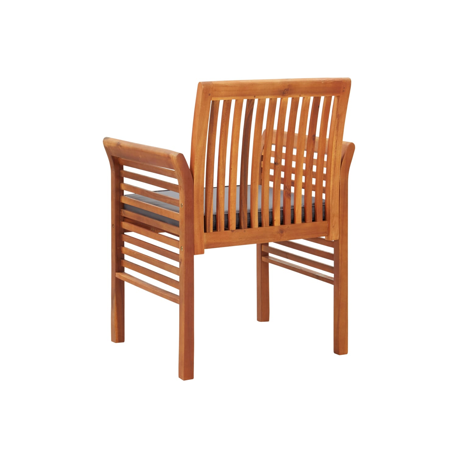 vidaXL Garden Dining Chair with Cushion Solid Acacia Wood