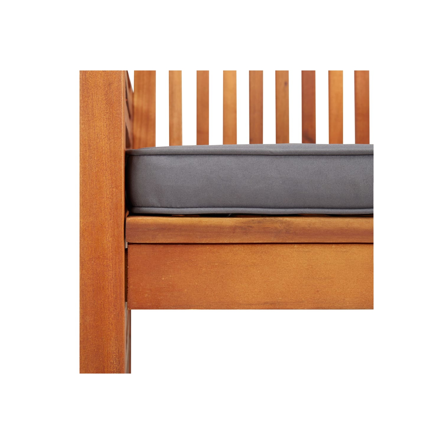 vidaXL Garden Dining Chair with Cushion Solid Acacia Wood