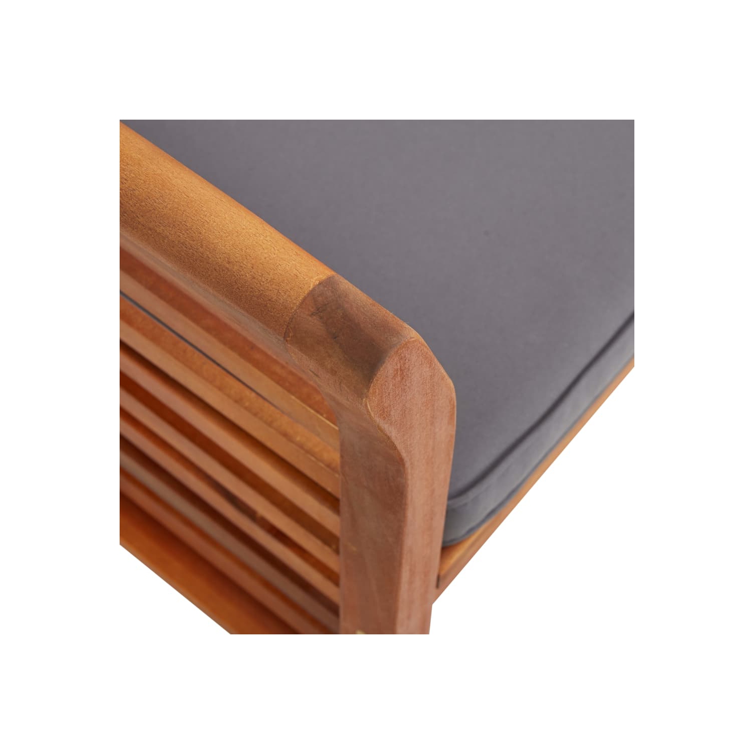 vidaXL Garden Dining Chair with Cushion Solid Acacia Wood