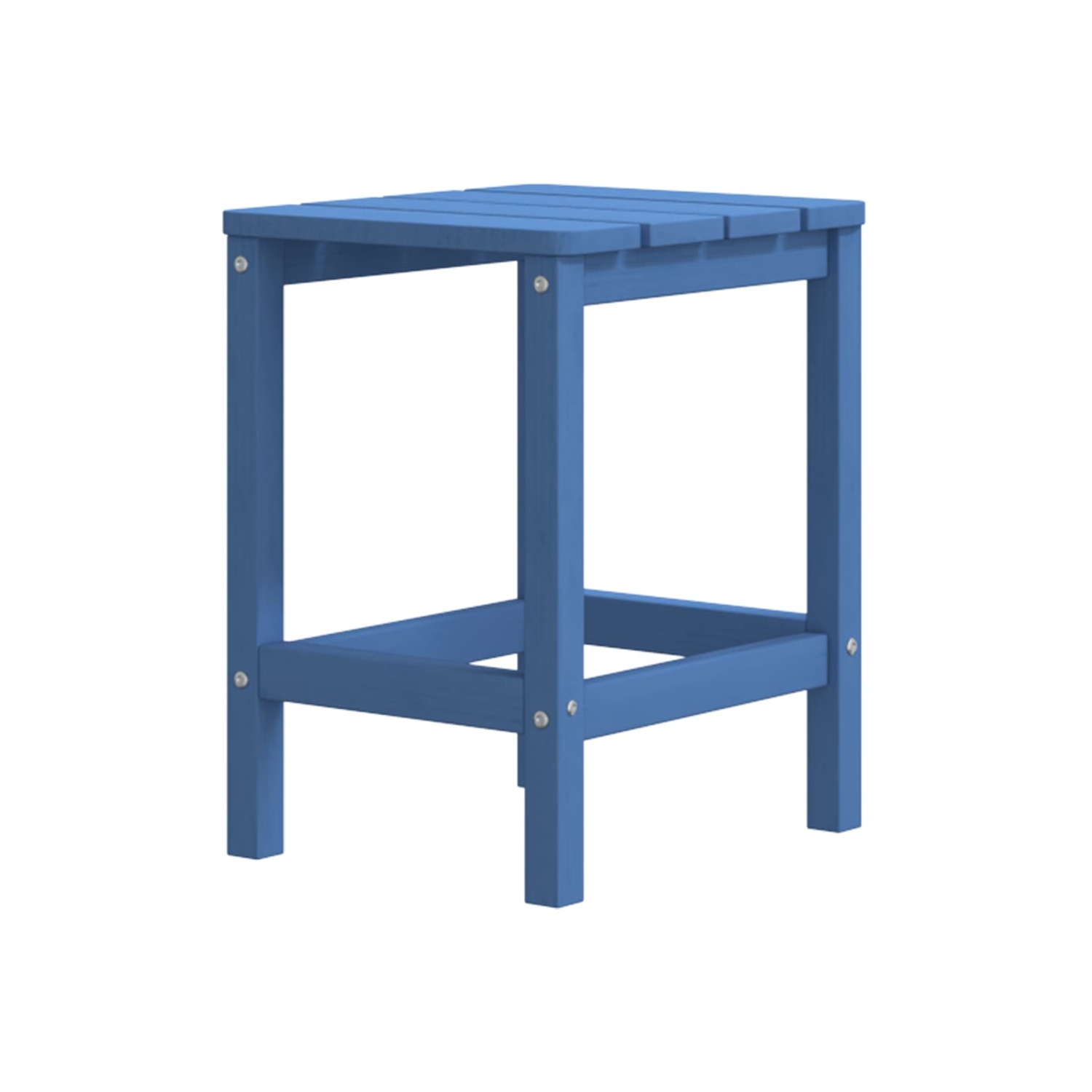 vidaXL Garden Adirondack Chair with Table HDPE Aqua Blue