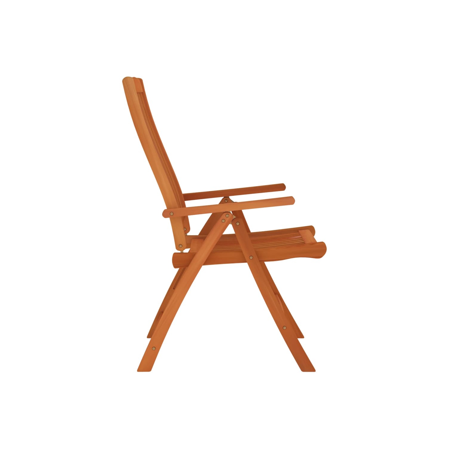 vidaXL Folding Garden Chairs 4 pcs Solid Wood Eucalyptus