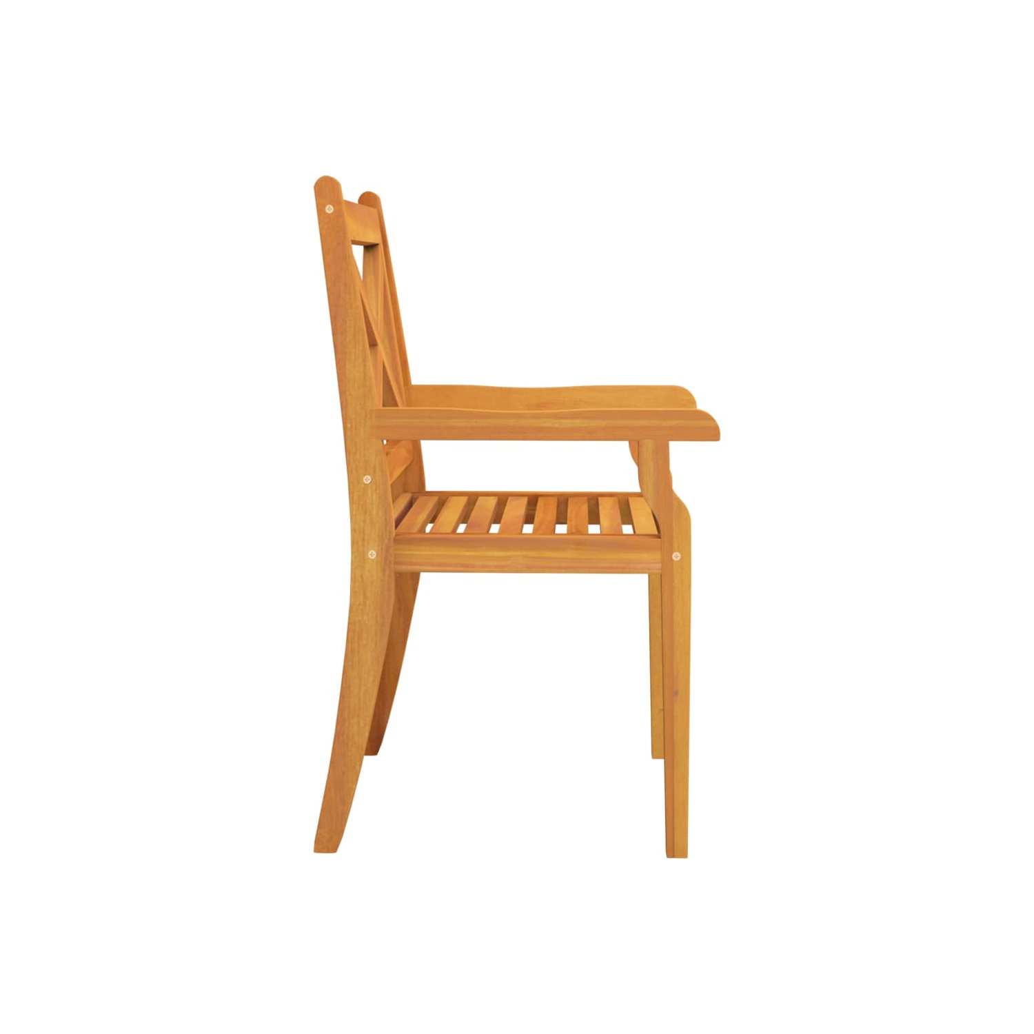 vidaXL Outdoor Dining Chairs 3 pcs Solid Wood Acacia