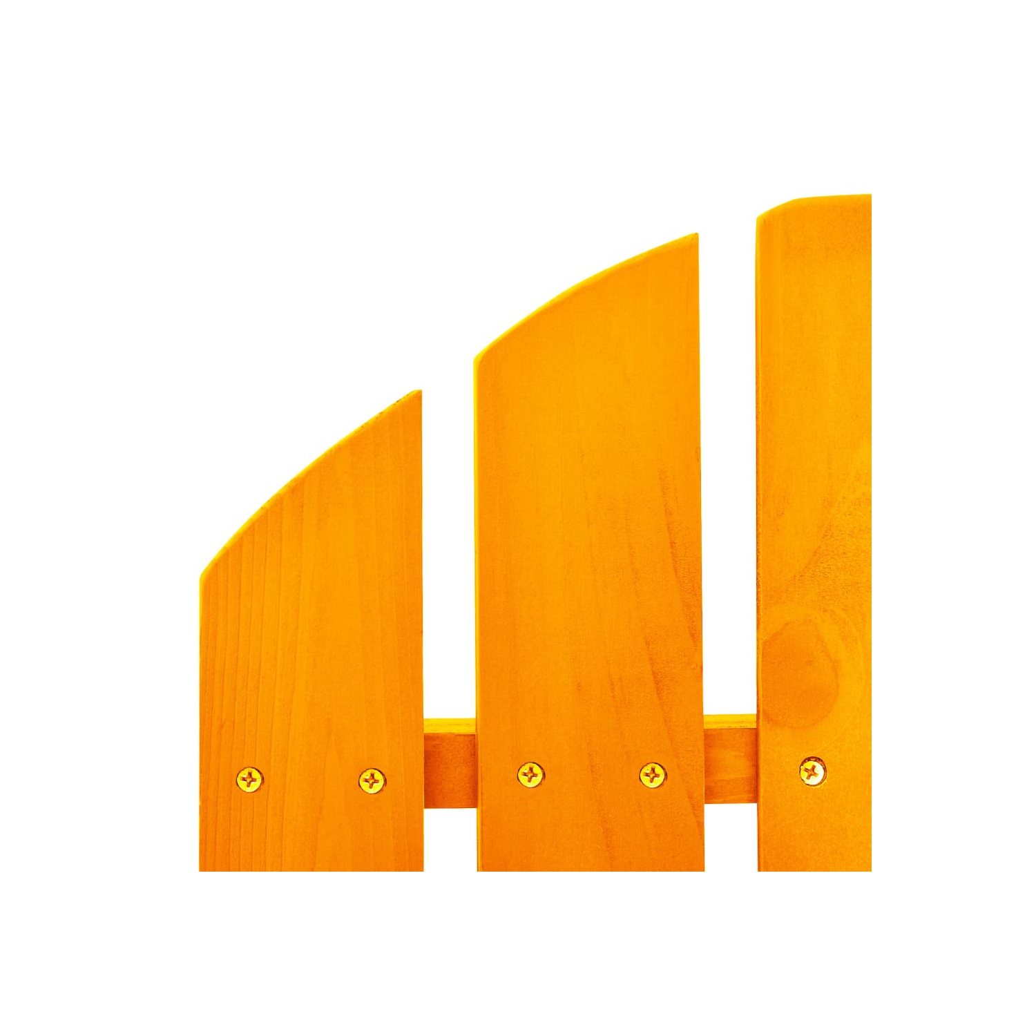 vidaXL Garden Adirondack Rocking Chair Solid Fir Wood Orange