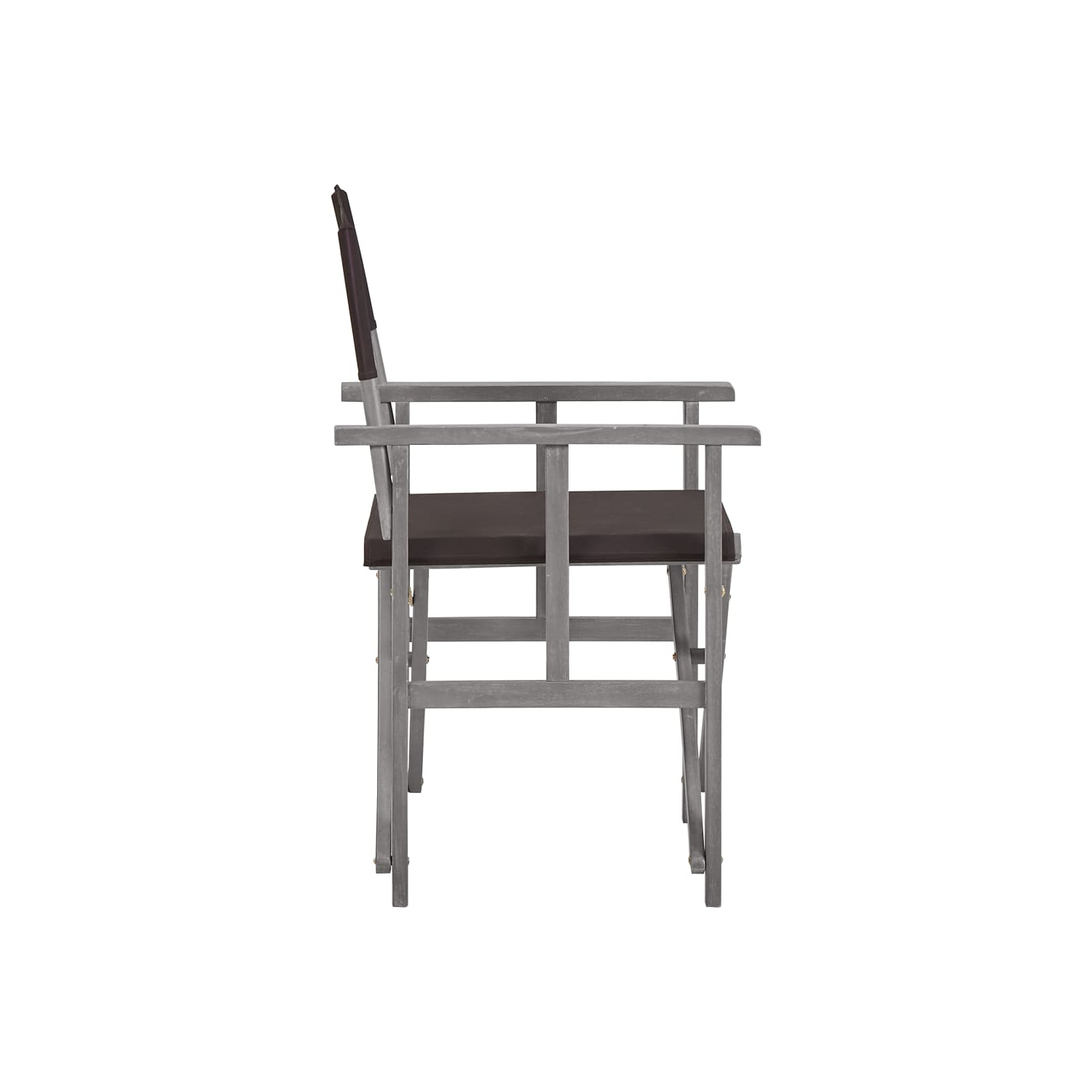 Chaises de réalisateur vidaXL 2 pièces en bois d'acacia massif