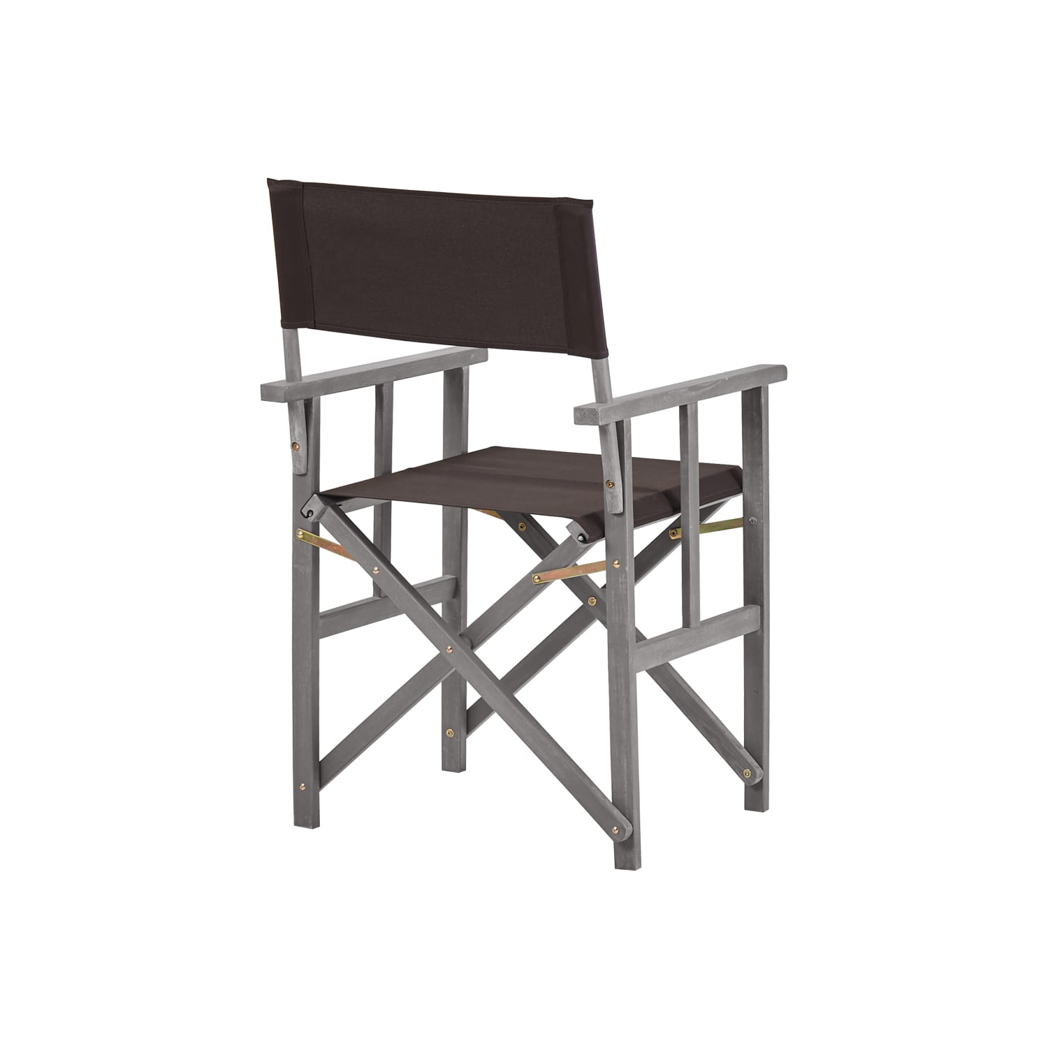 Chaises de réalisateur vidaXL 2 pièces en bois d'acacia massif