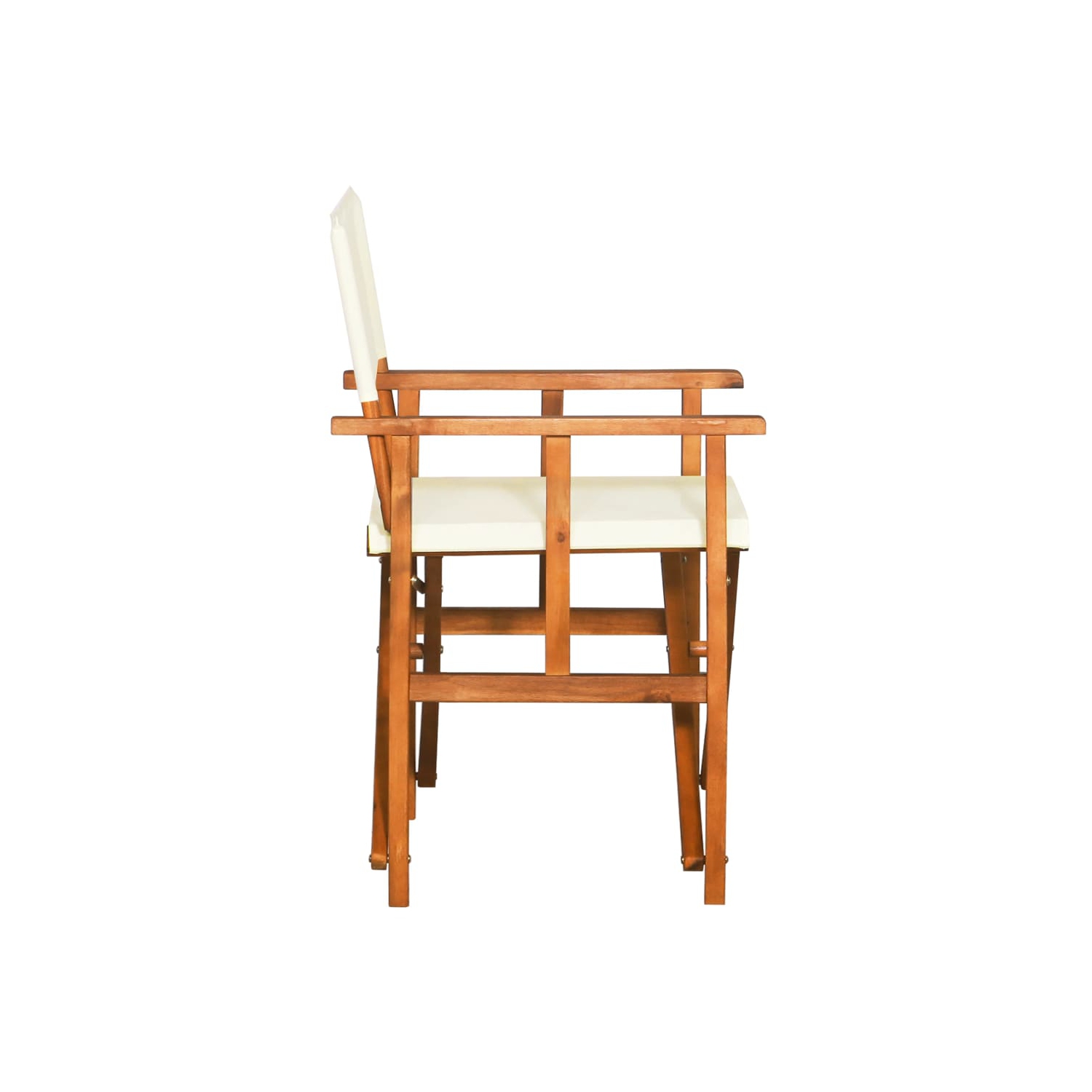 Chaises de réalisateur vidaXL 2 pièces en bois d'acacia massif