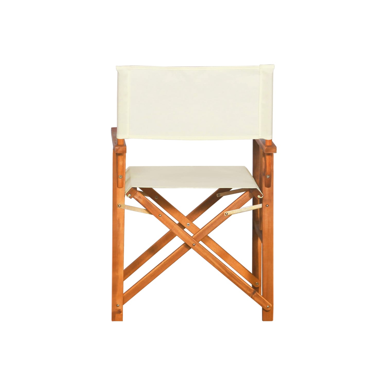 Chaises de réalisateur vidaXL 2 pièces en bois d'acacia massif