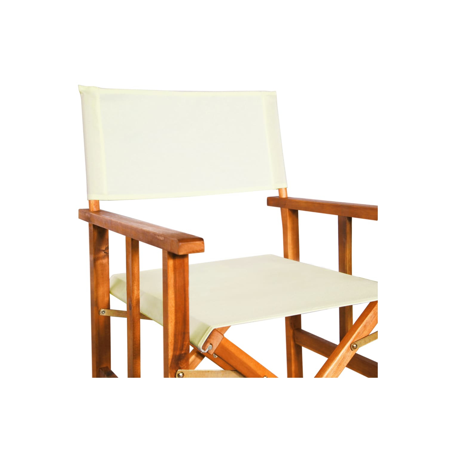 Chaises de réalisateur vidaXL 2 pièces en bois d'acacia massif