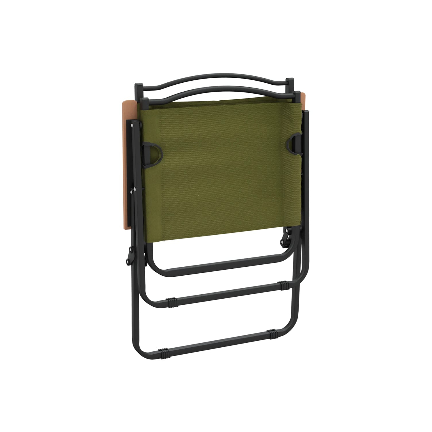 vidaXL Camping Chairs 2 pcs Green 54x55x78 cm Oxford Fabric