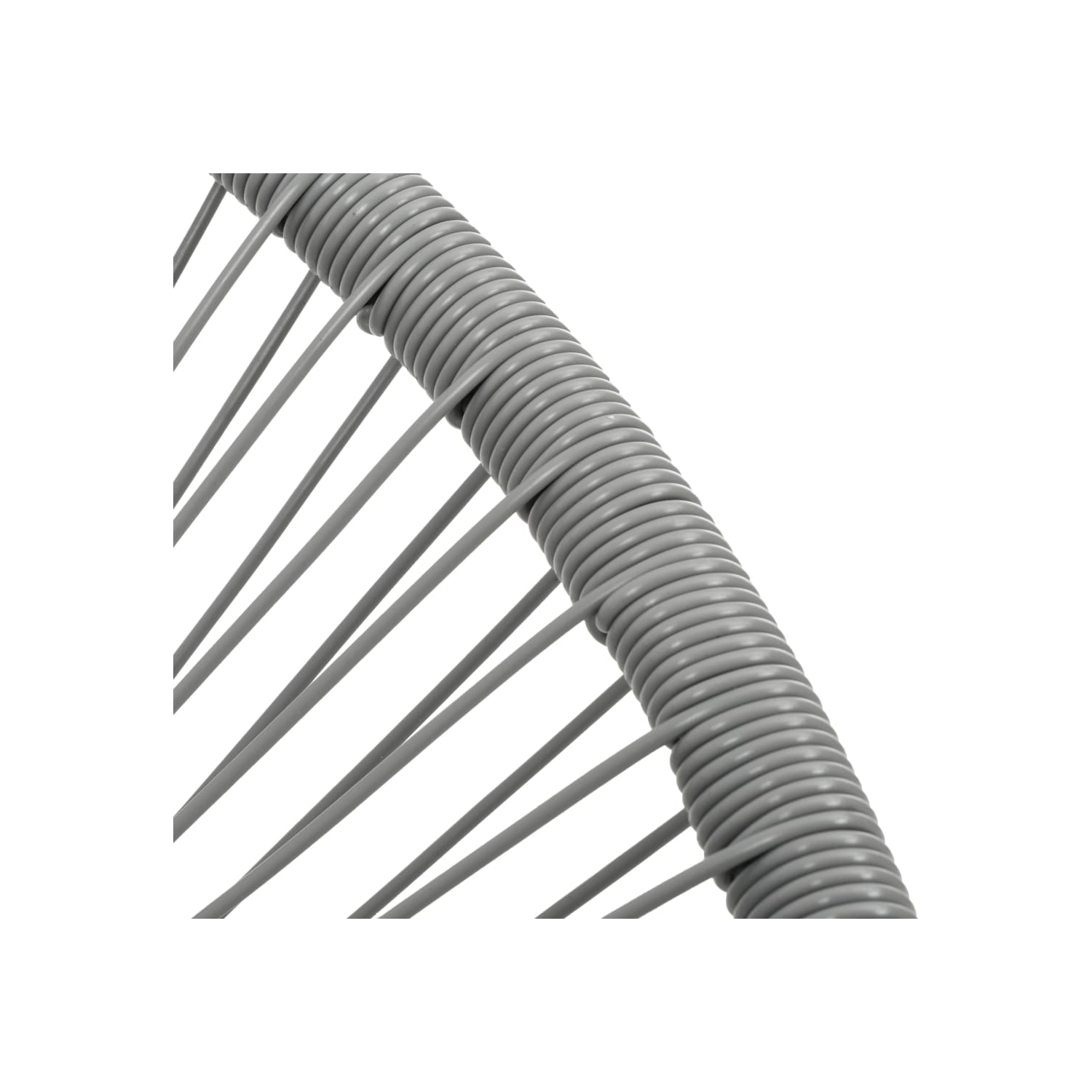 vidaXL Garden Moon Chair Poly Rattan Grey