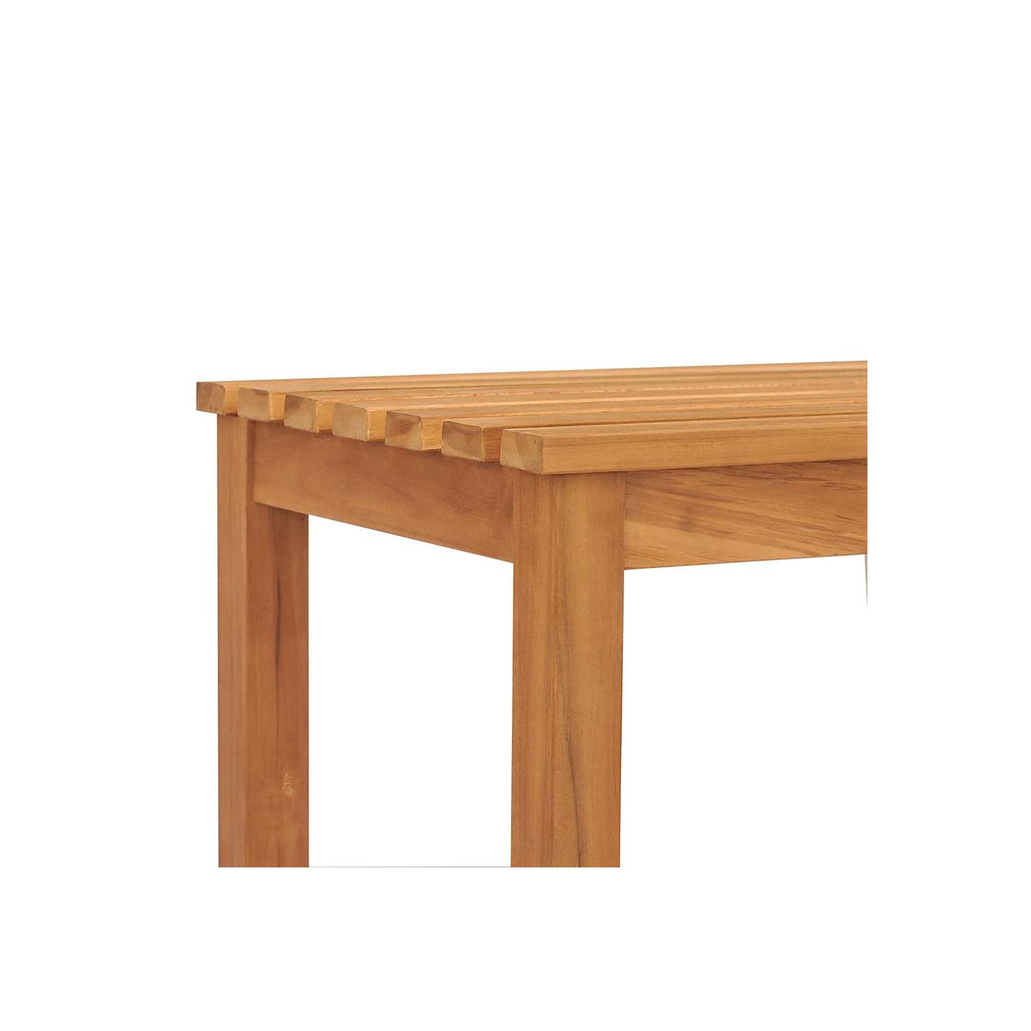 Banc de jardin vidaXL, intérieur/extérieur pour entrée, jardin, bois de teck massif, 70 x 9 x 17,7&nbsp;po brun