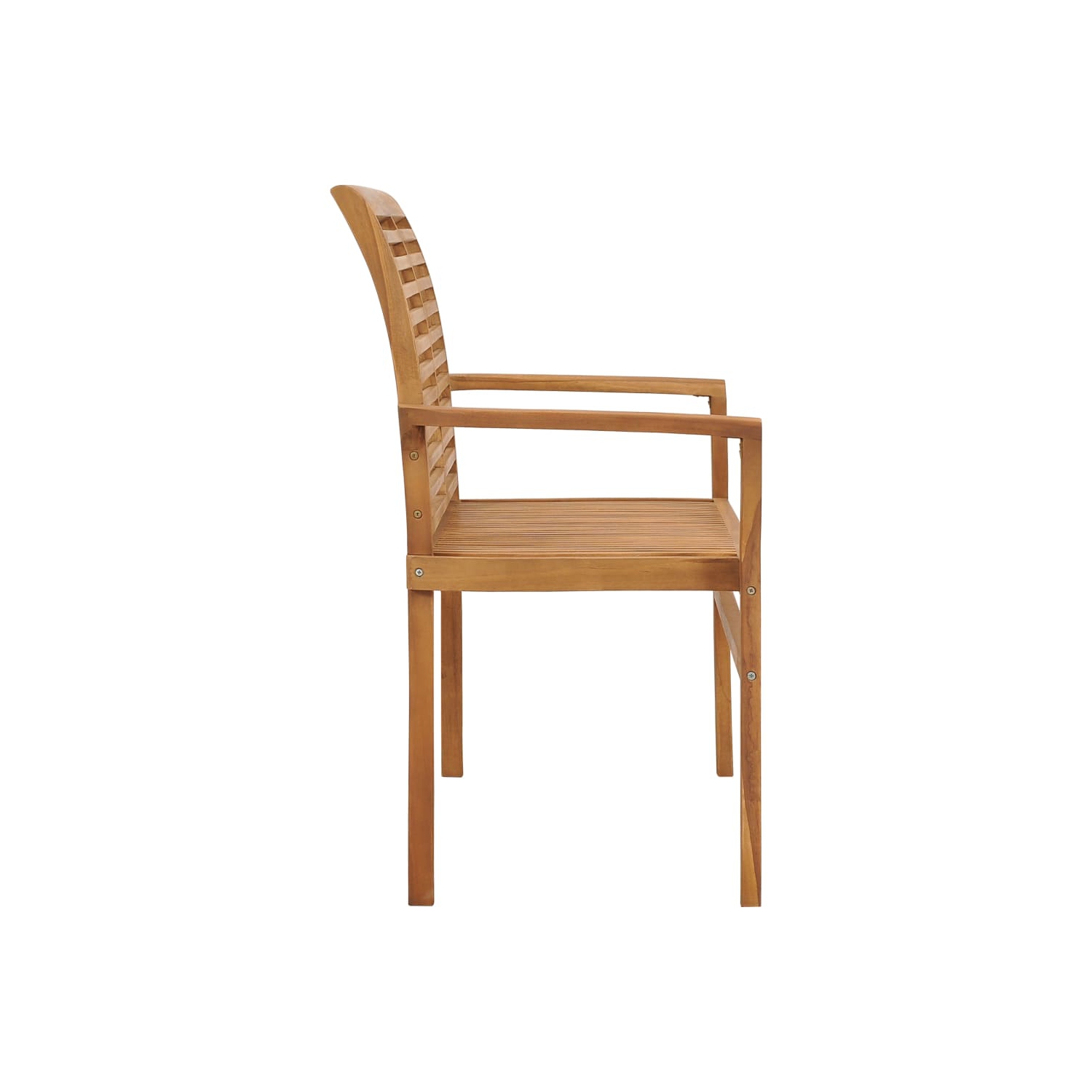 vidaXL Garden Bench with Cream White Cushion 112 cm Solid Teak Wood