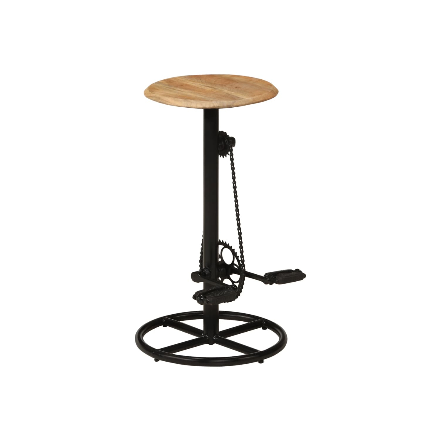 vidaXL Bar Chairs 2 pcs Solid Mango Wood