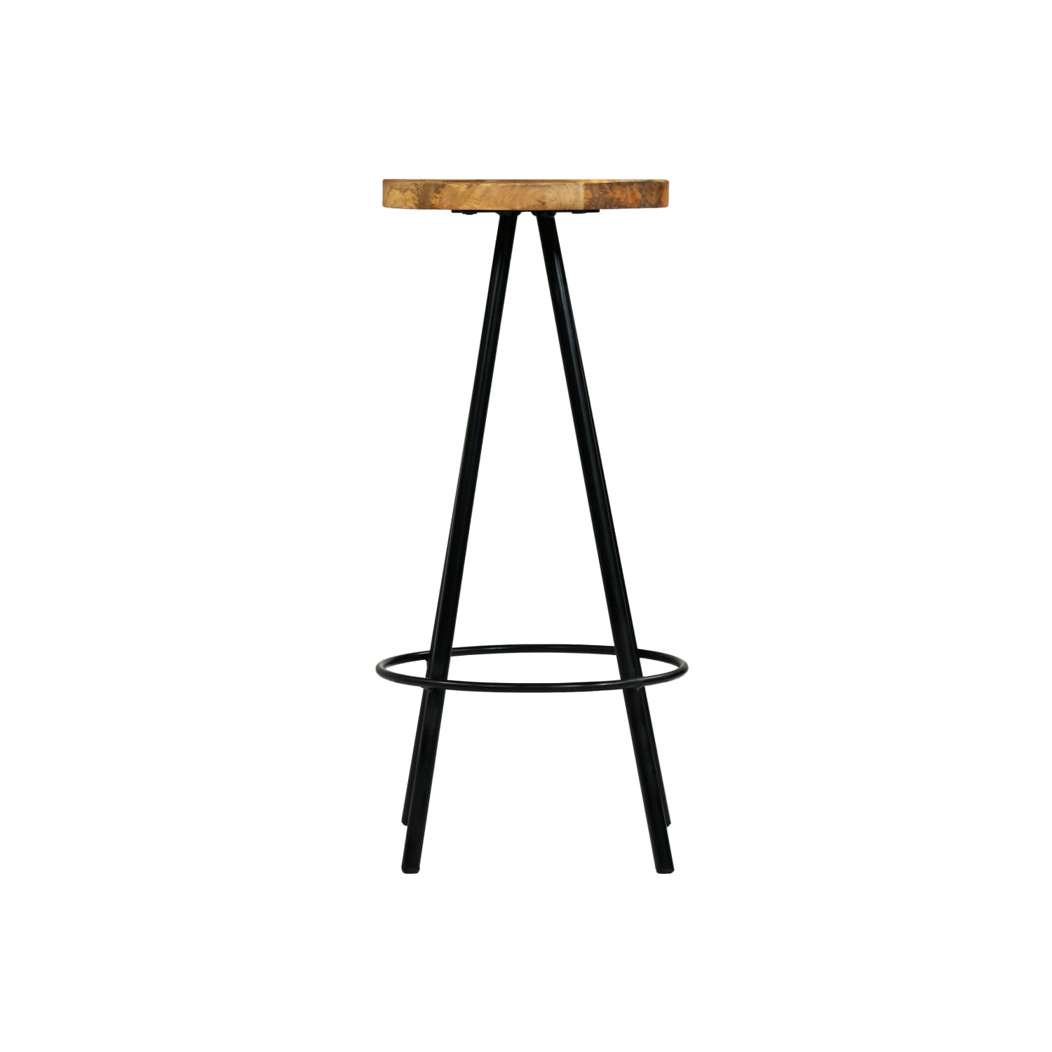 vidaXL Bar Stools 4 pcs Solid Mango Wood