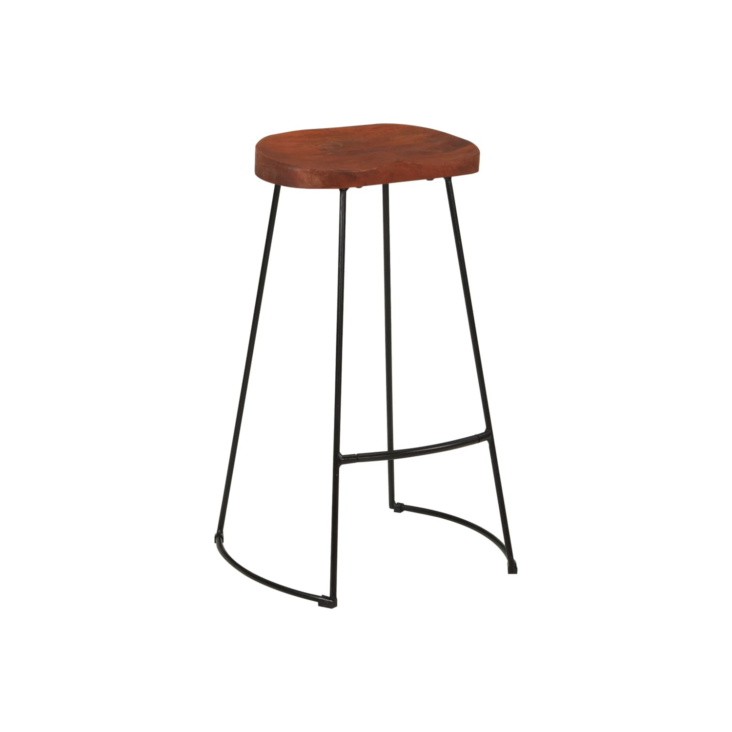 vidaXL Gavin Bar Stools 2 pcs 50x40x78 cm Solid Wood Mango