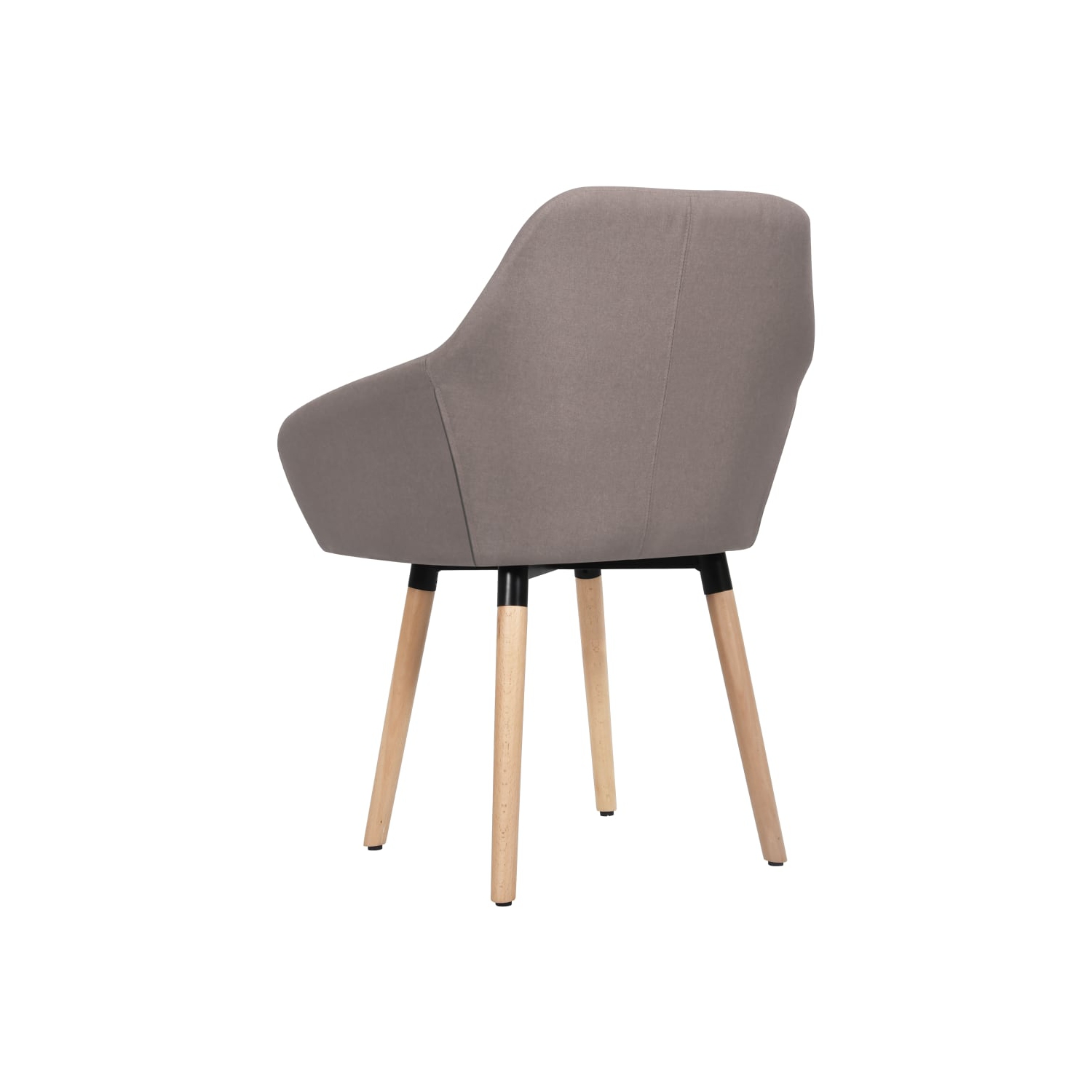 vidaXL Dining Chairs 2 pcs Taupe Fabric