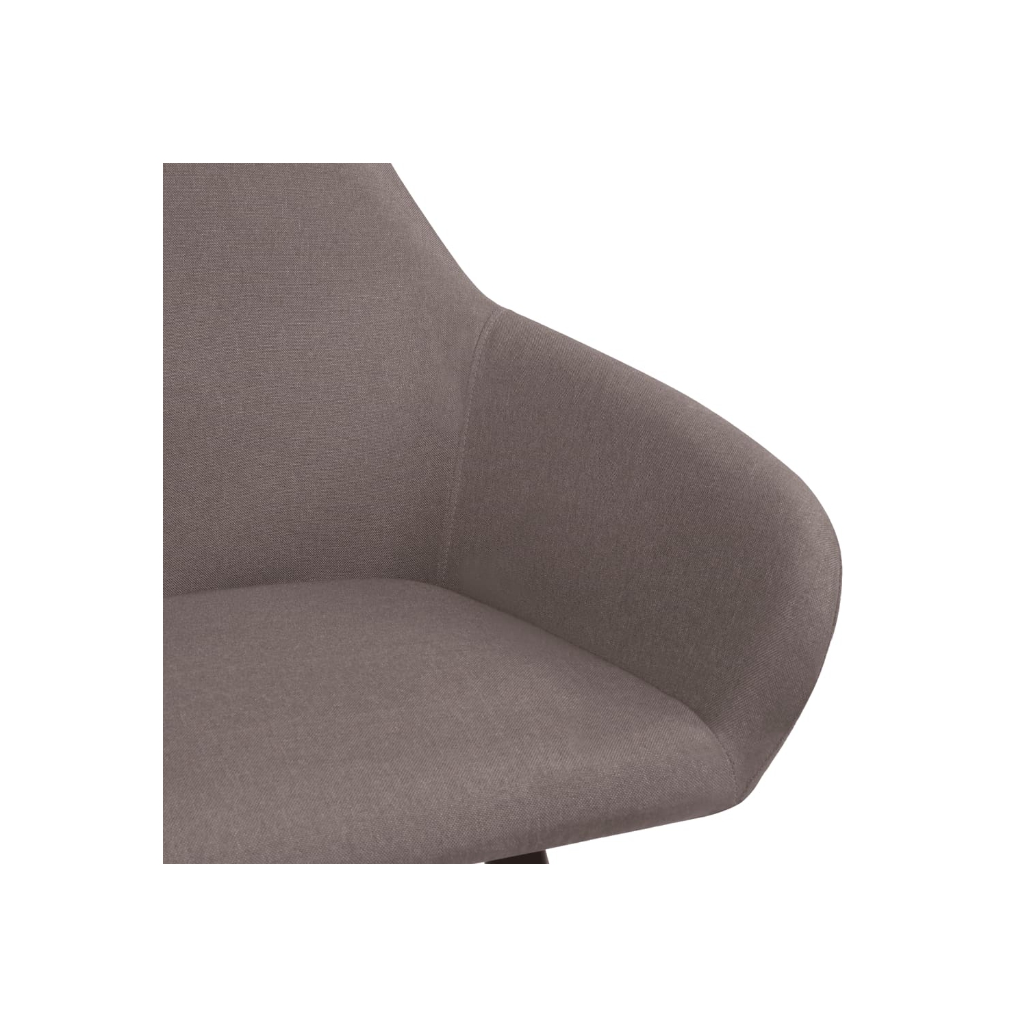 vidaXL Dining Chairs 2 pcs Taupe Fabric