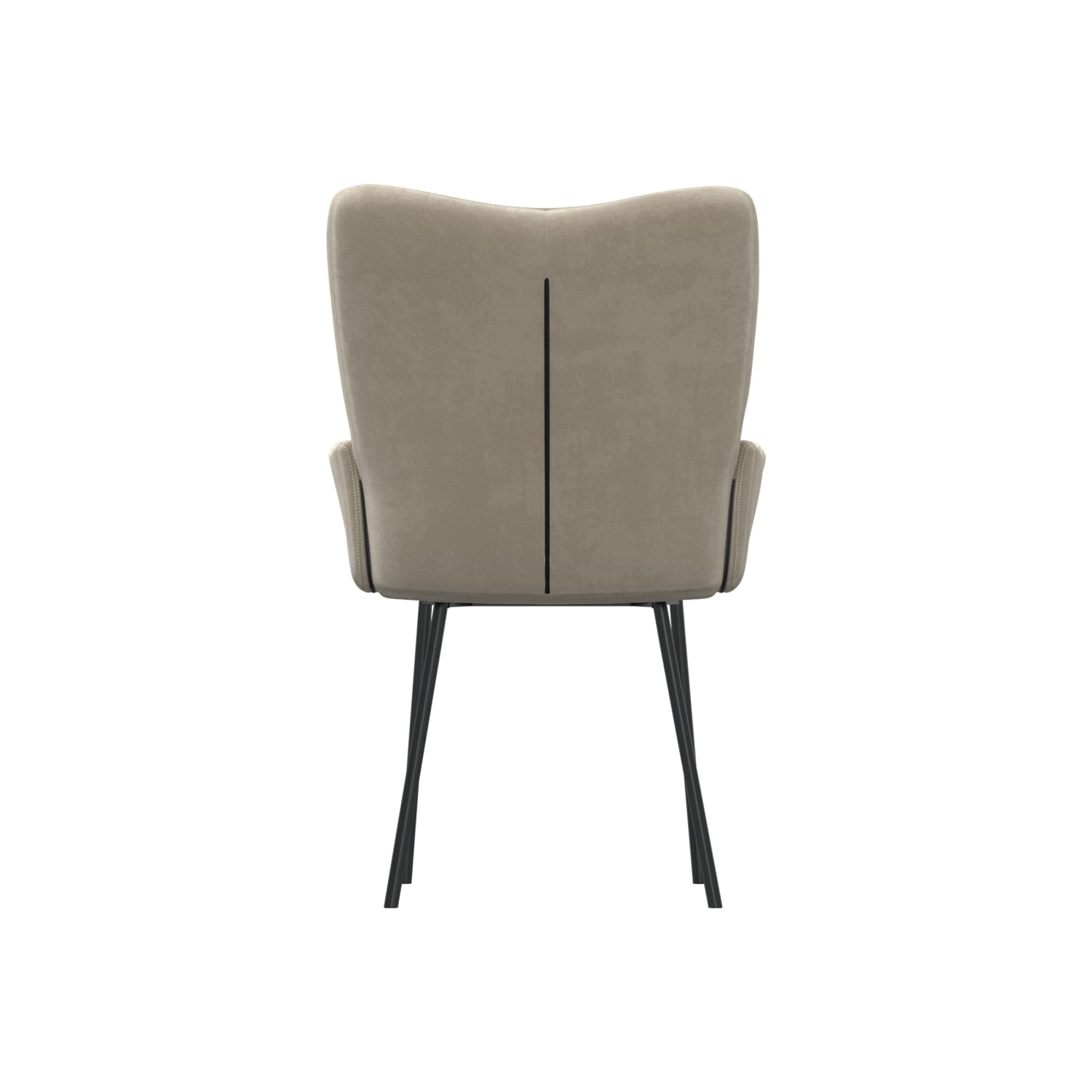 vidaXL Dining Chairs 2 pcs Light Grey Velvet