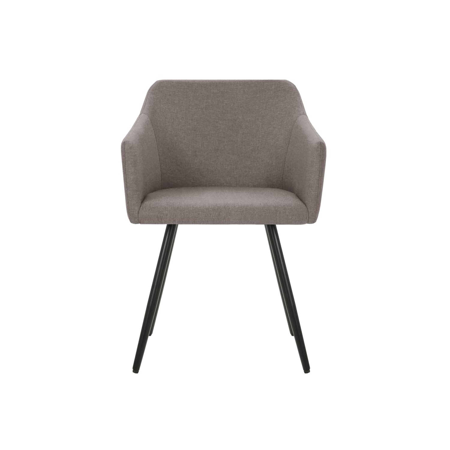 vidaXL Dining Chairs 6 pcs Taupe Fabric