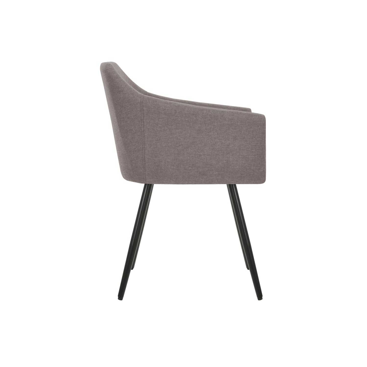 vidaXL Dining Chairs 6 pcs Taupe Fabric