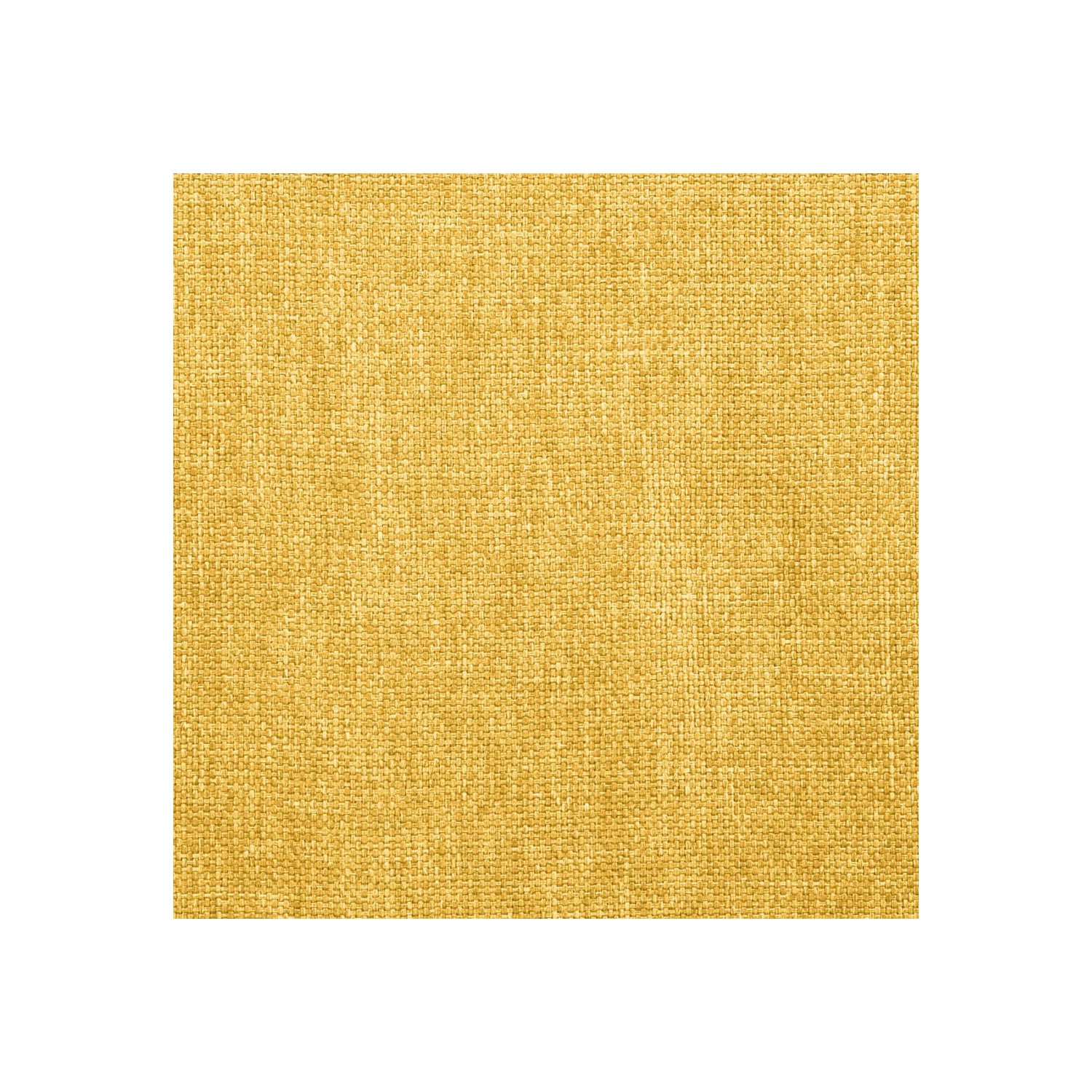 Chaises de salle à manger 2 pièces en tissu jaune