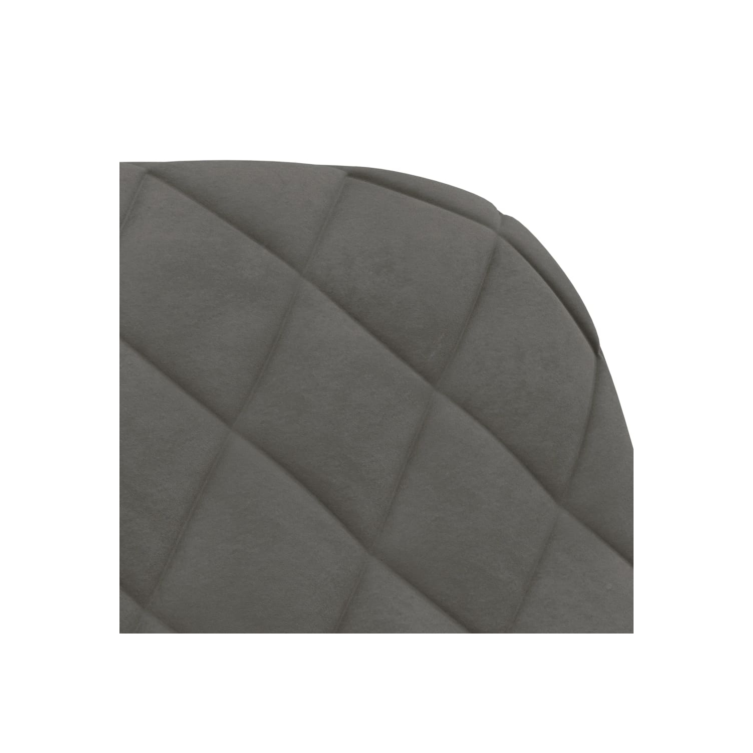 Chaises de salle à manger pivotantes vidaXL 2 pièces velours gris foncé