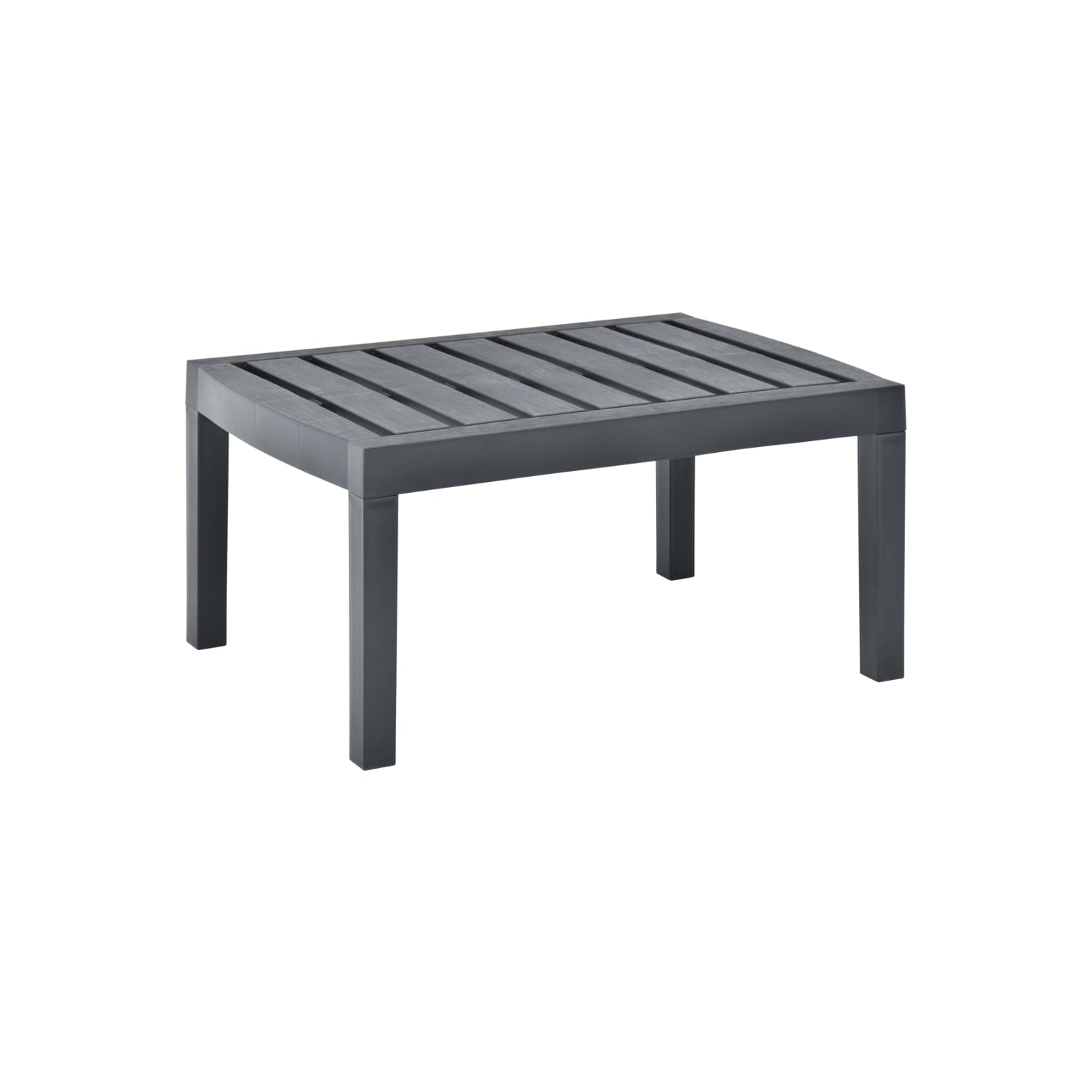 Table de jardin en plastique 78x55x38&nbsp;cm de vidaXL