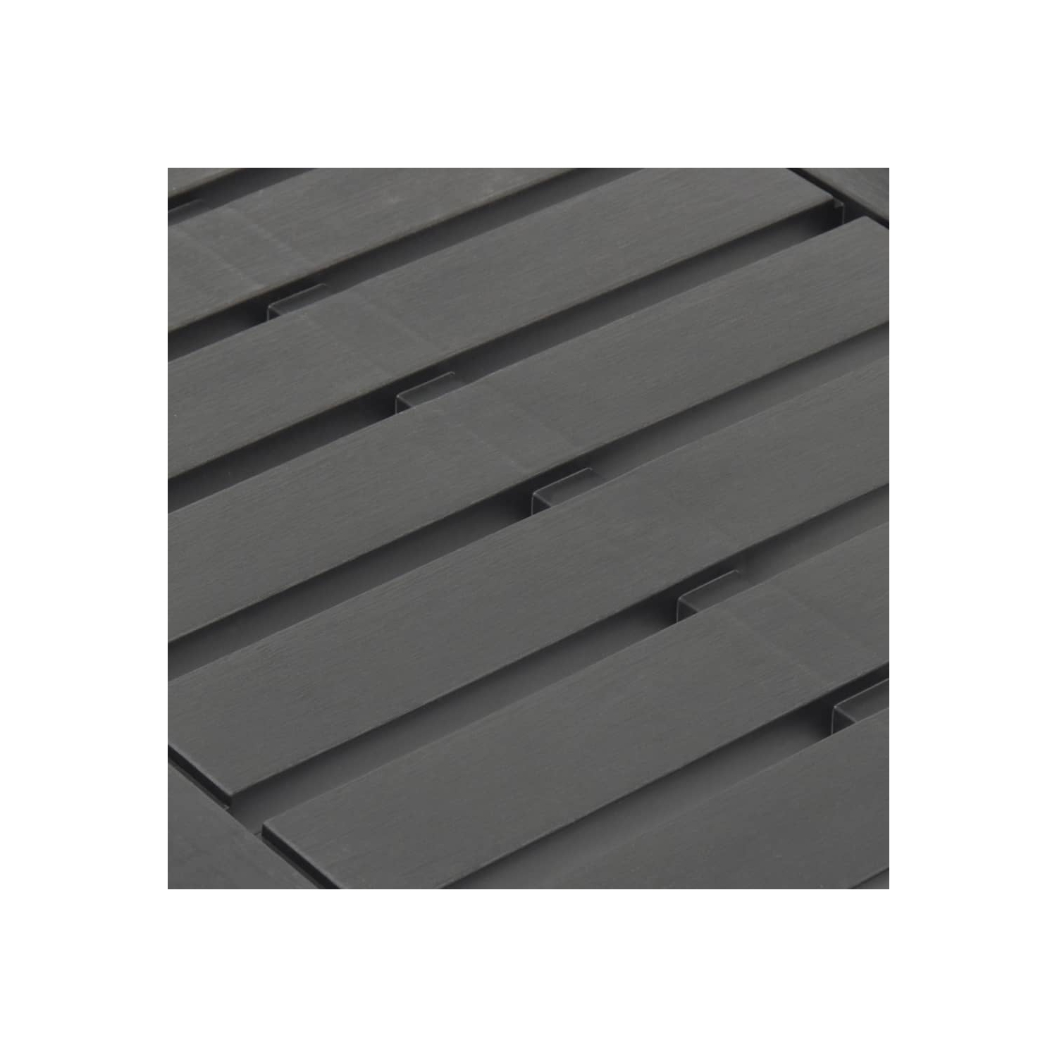 Table de jardin en plastique 78x55x38&nbsp;cm de vidaXL