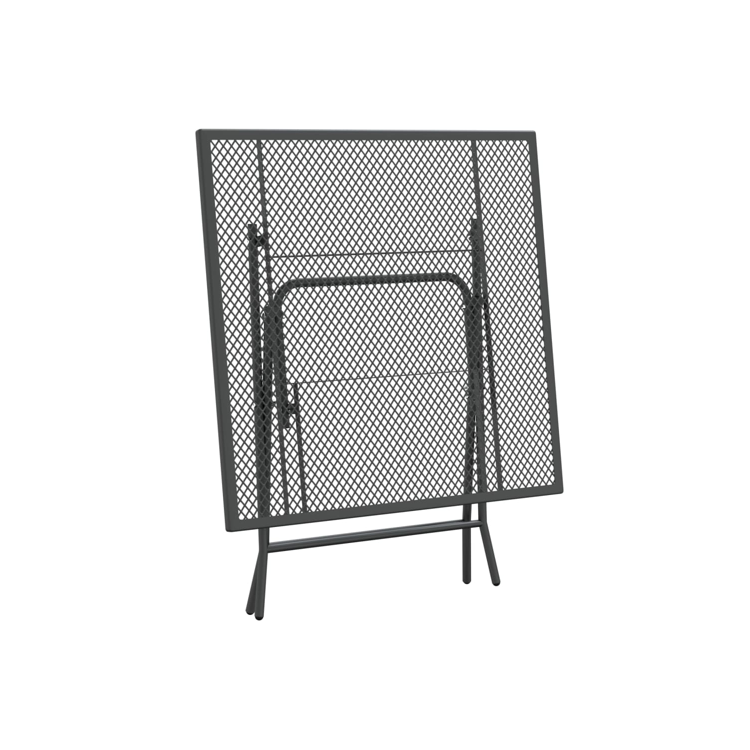vidaXL Garden Table 80x80x72 cm Expanded Metal Mesh Anthracite