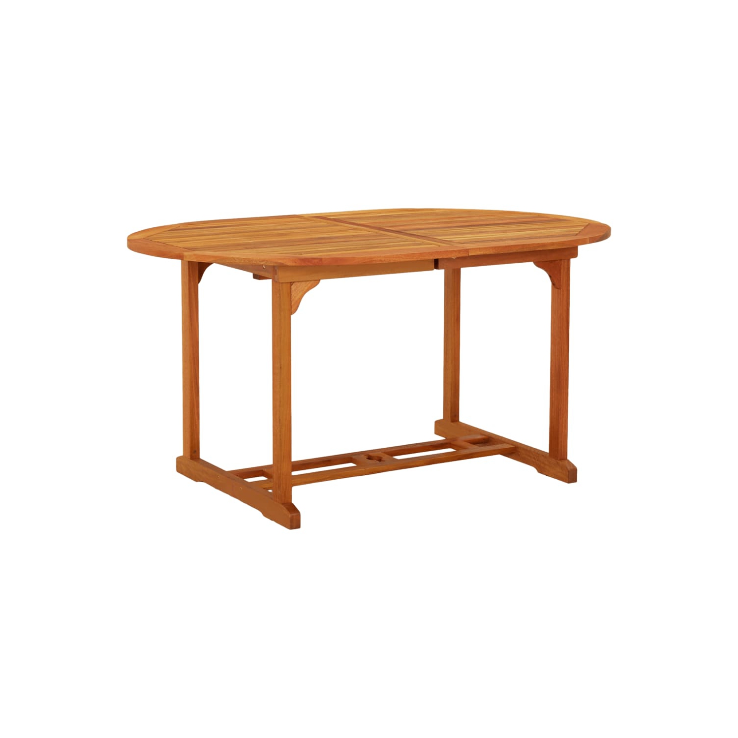 vidaXL Garden Table 200x100x75 cm Solid Wood Eucalyptus