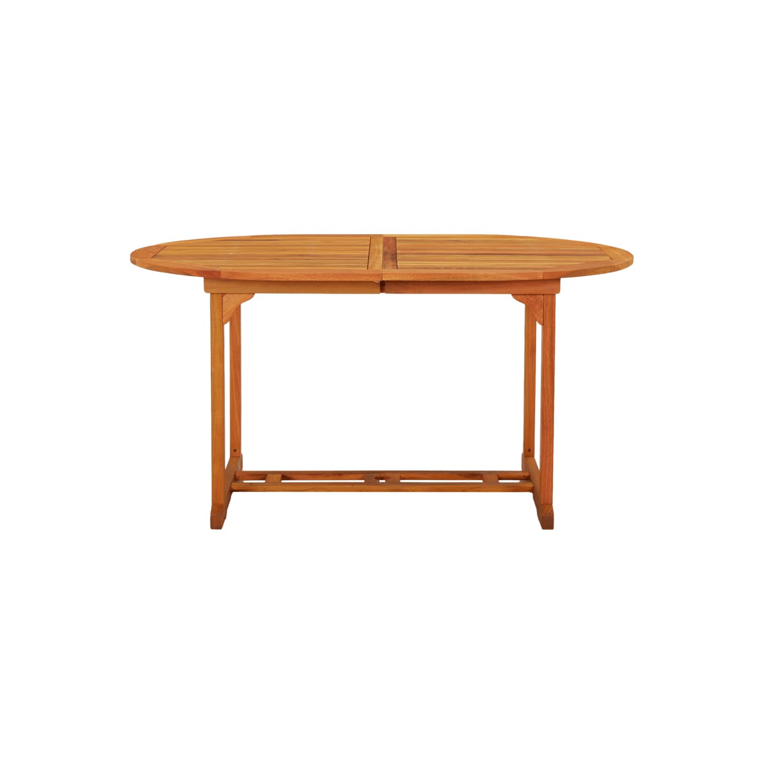 vidaXL Garden Table 200x100x75 cm Solid Wood Eucalyptus