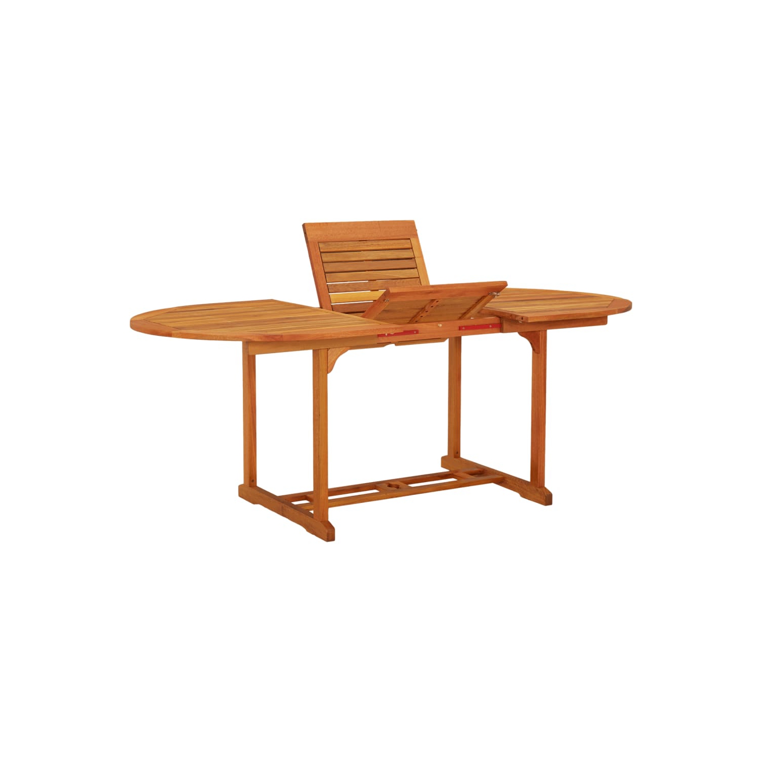 vidaXL Garden Table 200x100x75 cm Solid Wood Eucalyptus