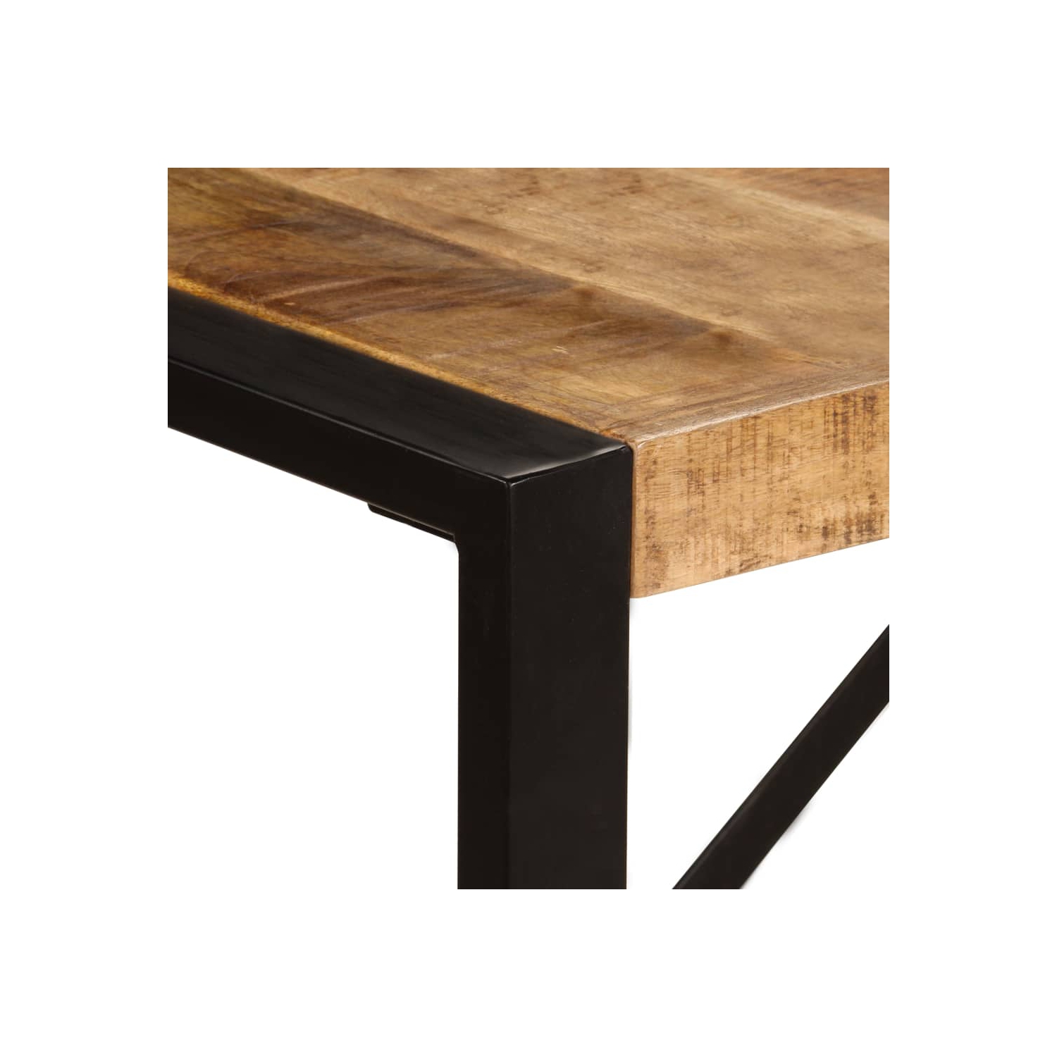 vidaXL Dining Table 220x100x75 cm Solid Mango Wood