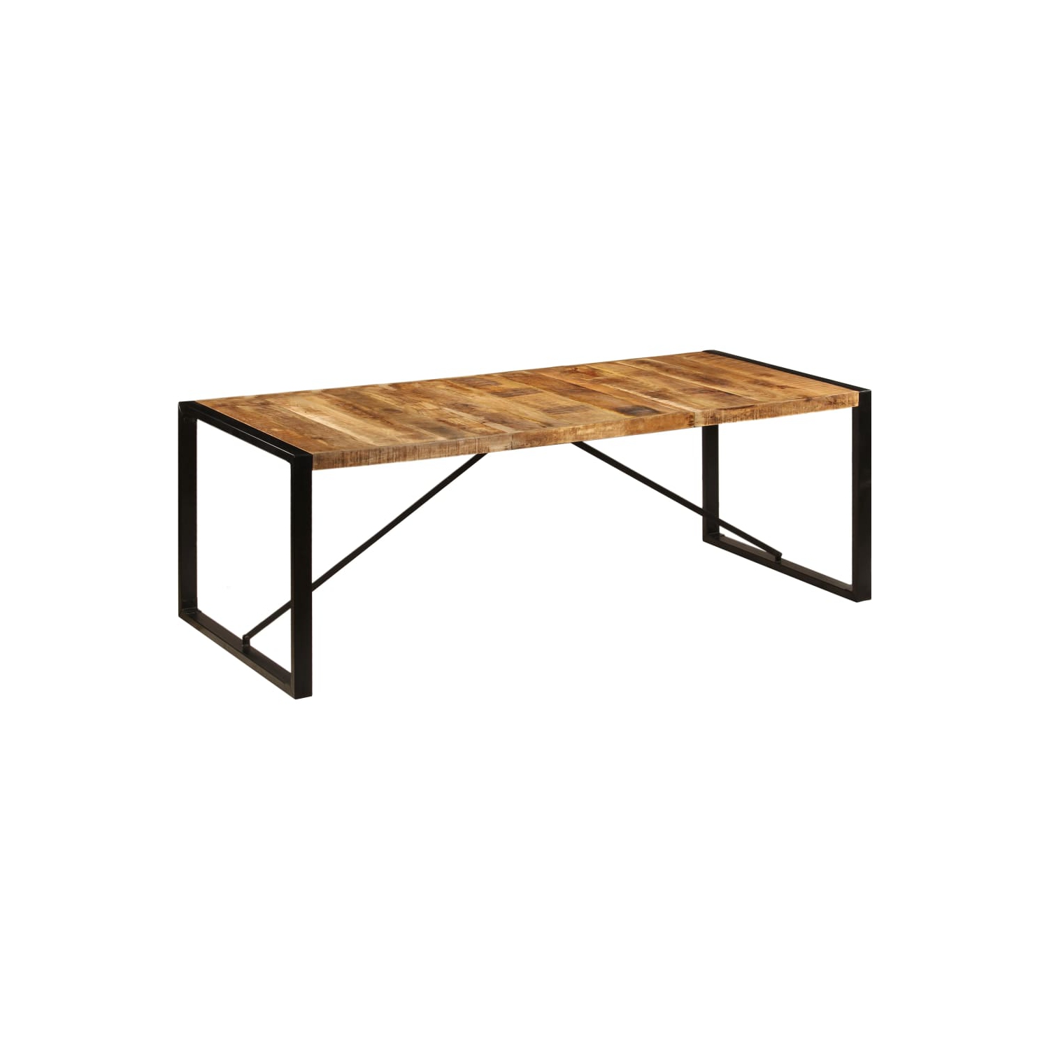 vidaXL Dining Table 220x100x75 cm Solid Mango Wood