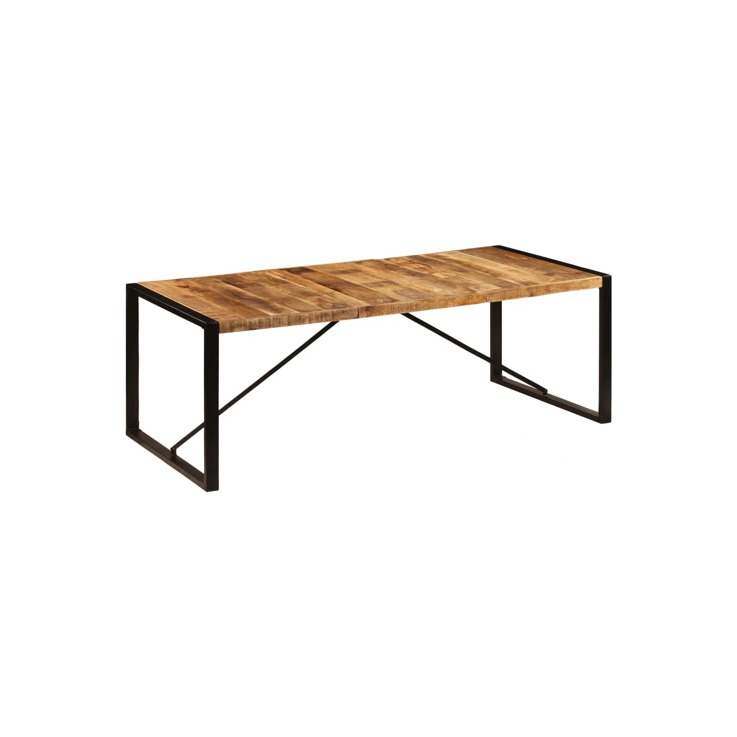 vidaXL Dining Table 220x100x75 cm Solid Mango Wood