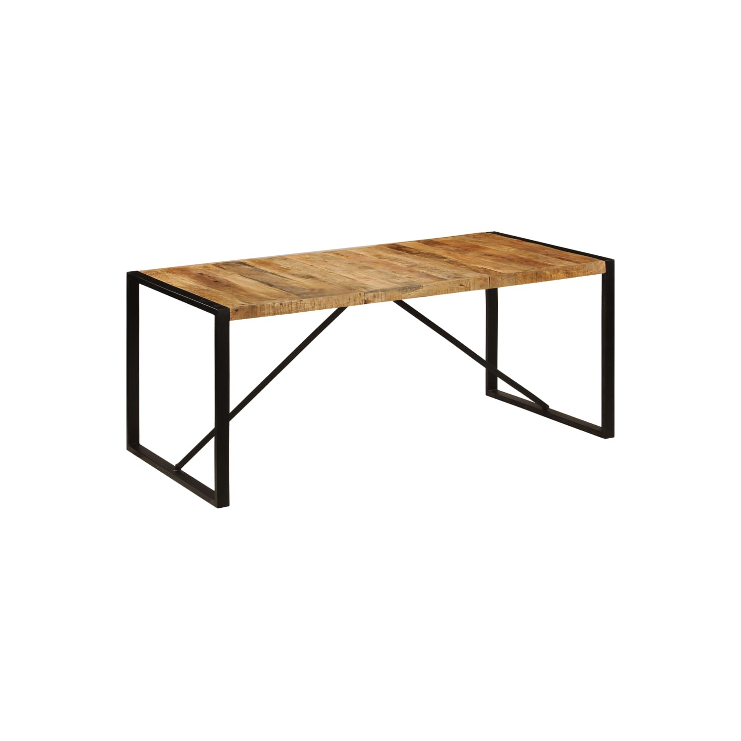 vidaXL Dining Table 70.9"x35.4"x29.5" Solid Mango Wood